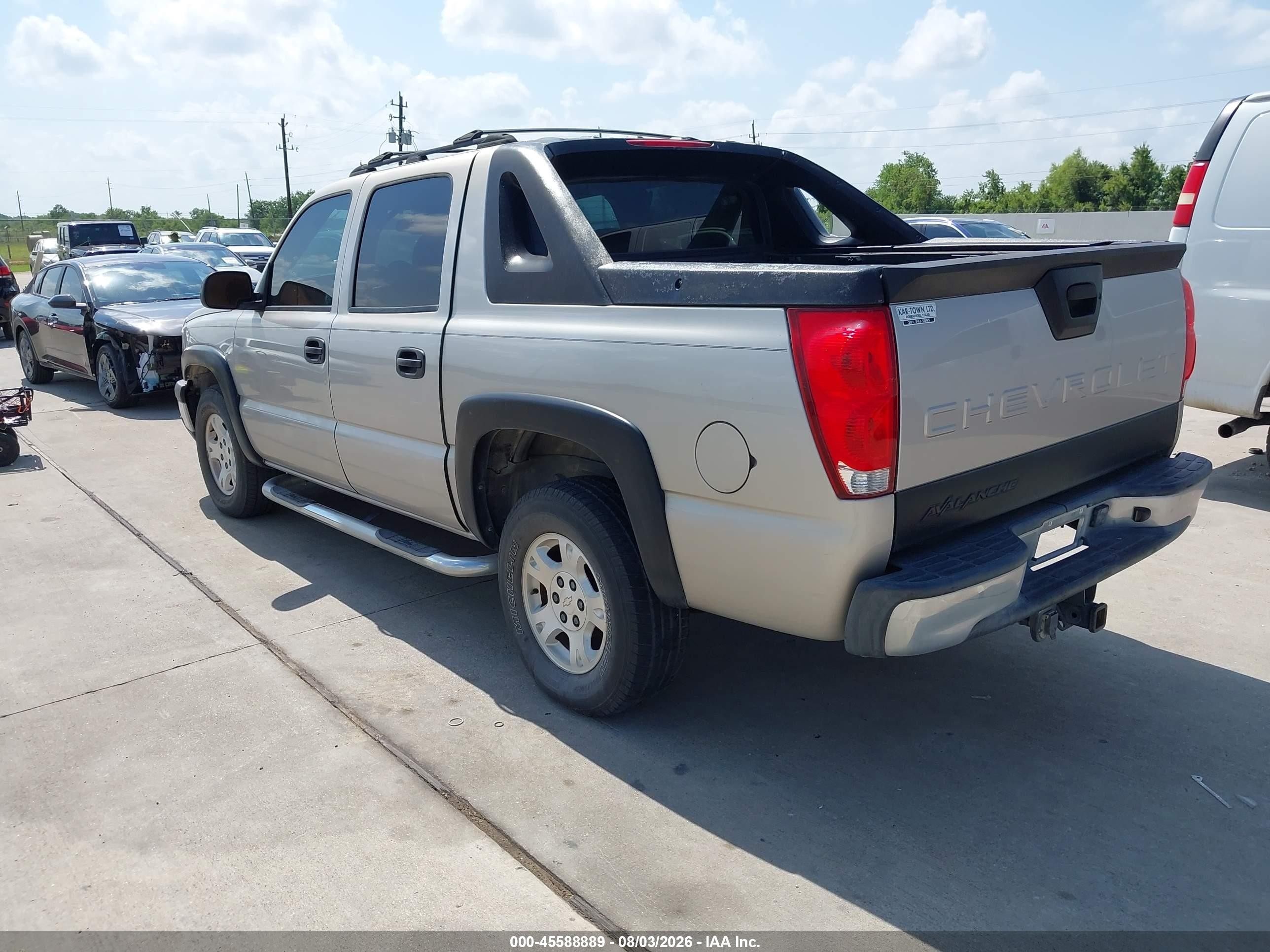 2005 Chevrolet Avalanche 1500 Z66 Tan vin: 3GNEC12Z95G118900