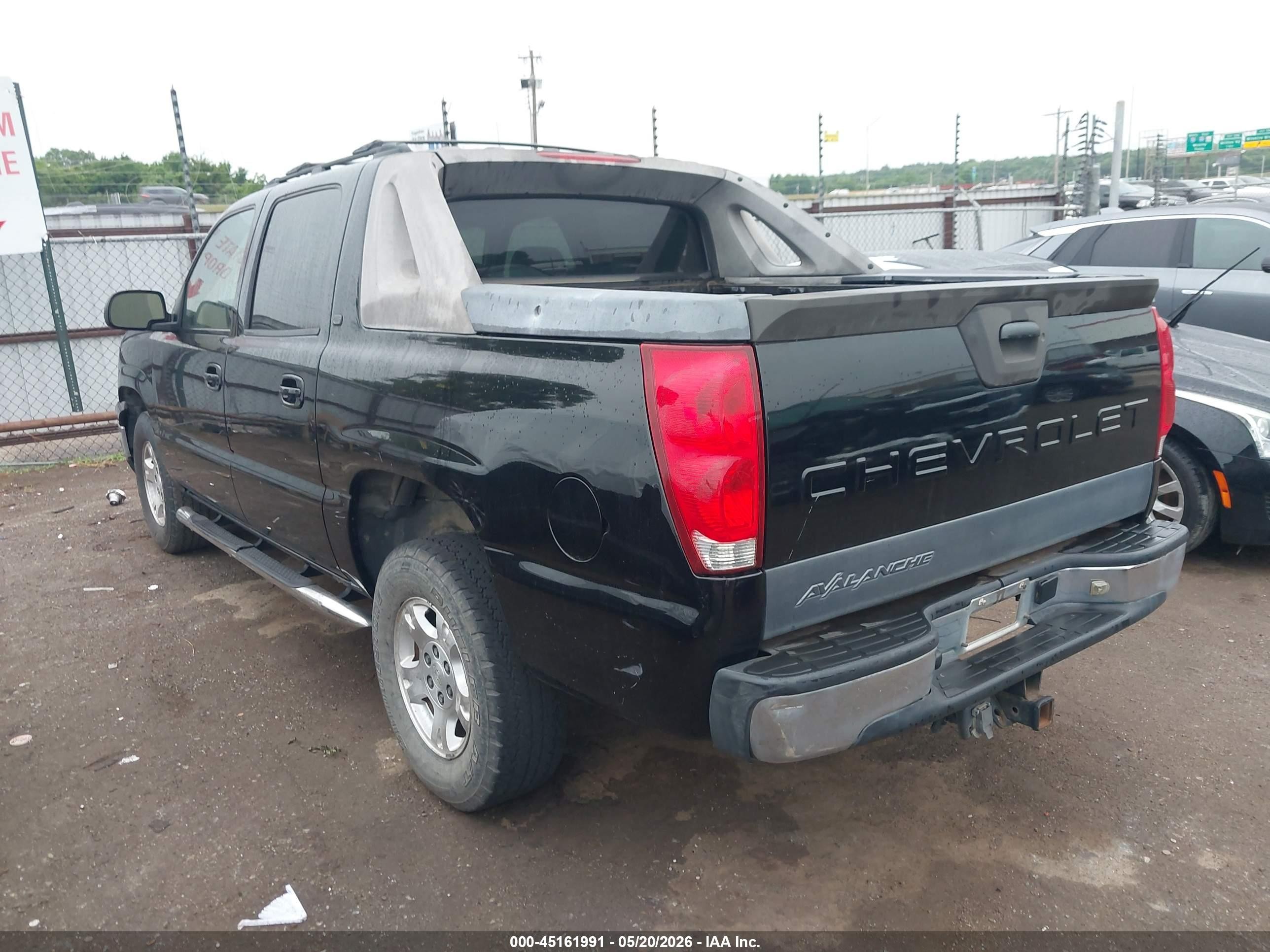 2006 Chevrolet Avalanche 1500 Z66 Black vin: 3GNEC12Z96G129560