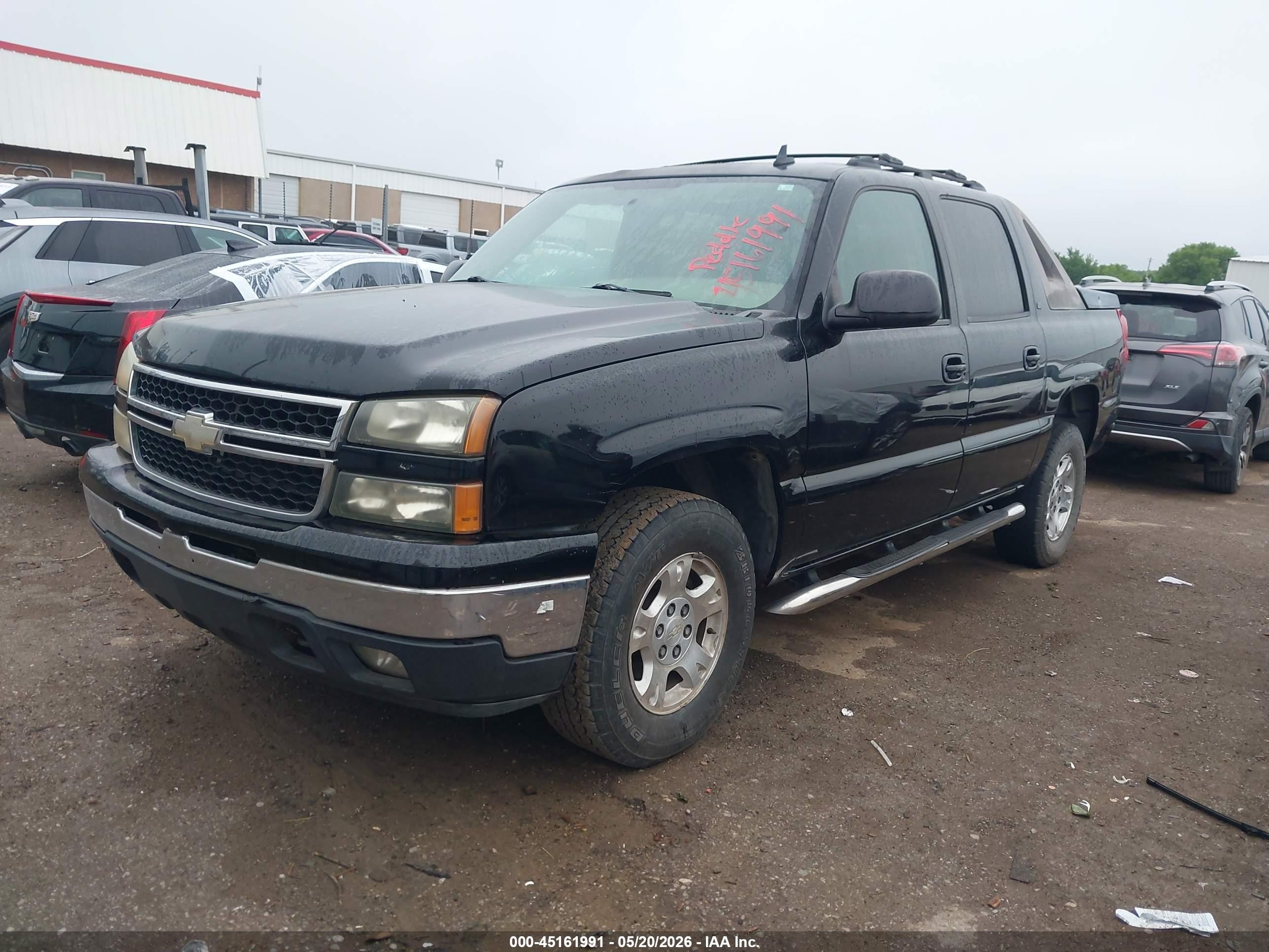 2006 Chevrolet Avalanche 1500 Z66 Black vin: 3GNEC12Z96G129560