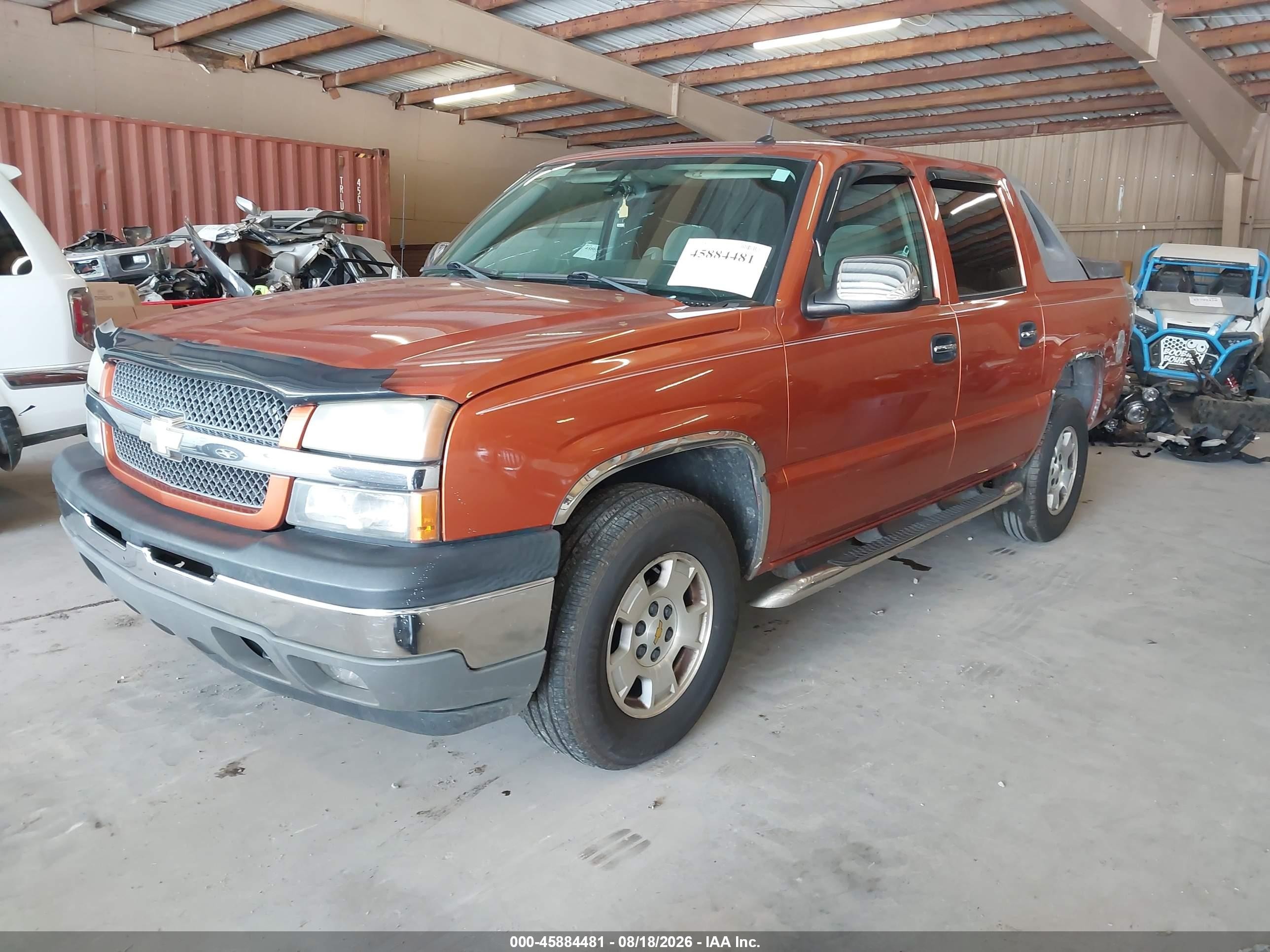 2005 Chevrolet Avalanche 1500 Ls Оранжевый vin: 3GNEC12ZX5G281068