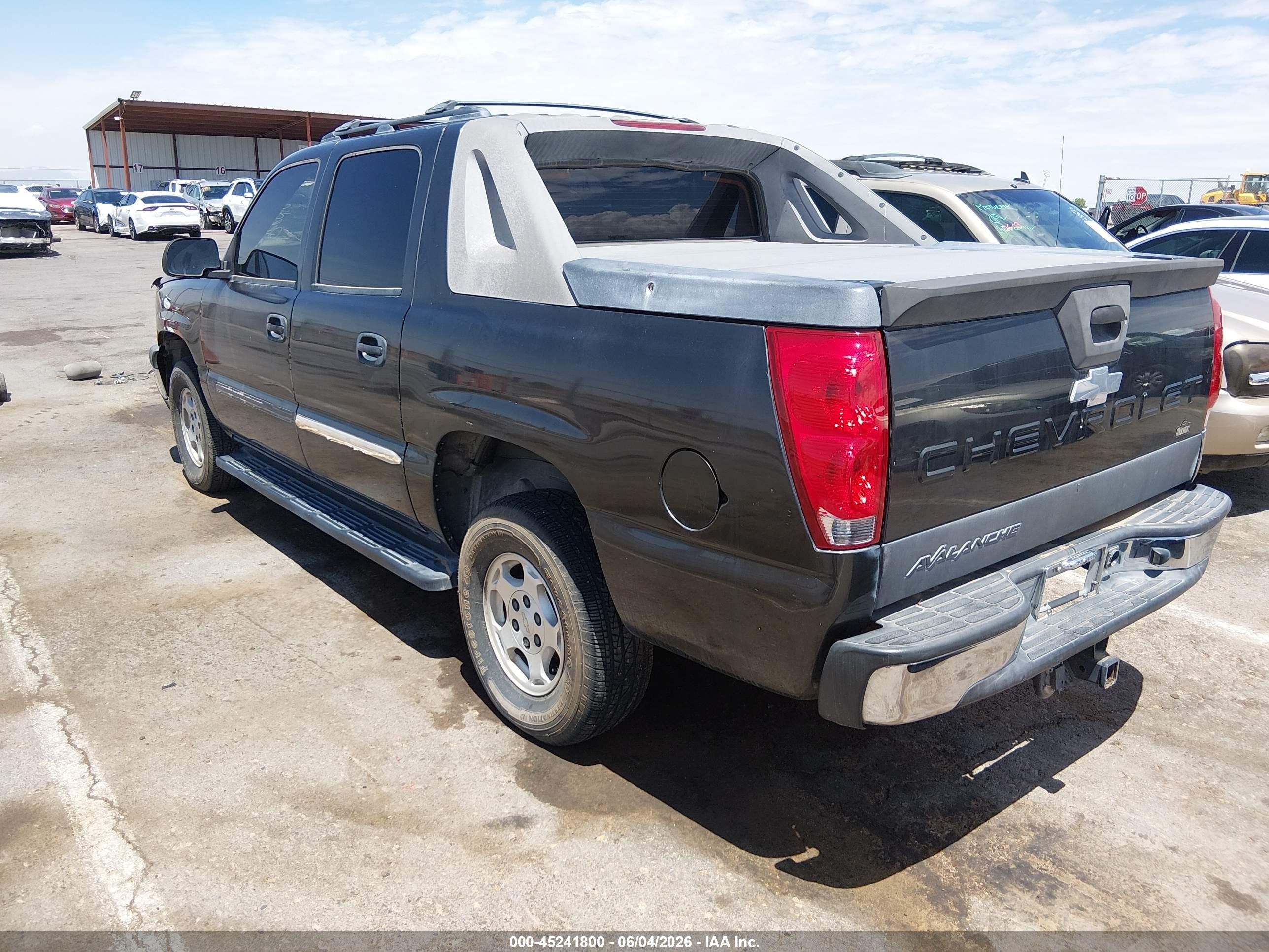 2006 Chevrolet Avalanche 1500 Ls Black vin: 3GNEC12ZX6G201513
