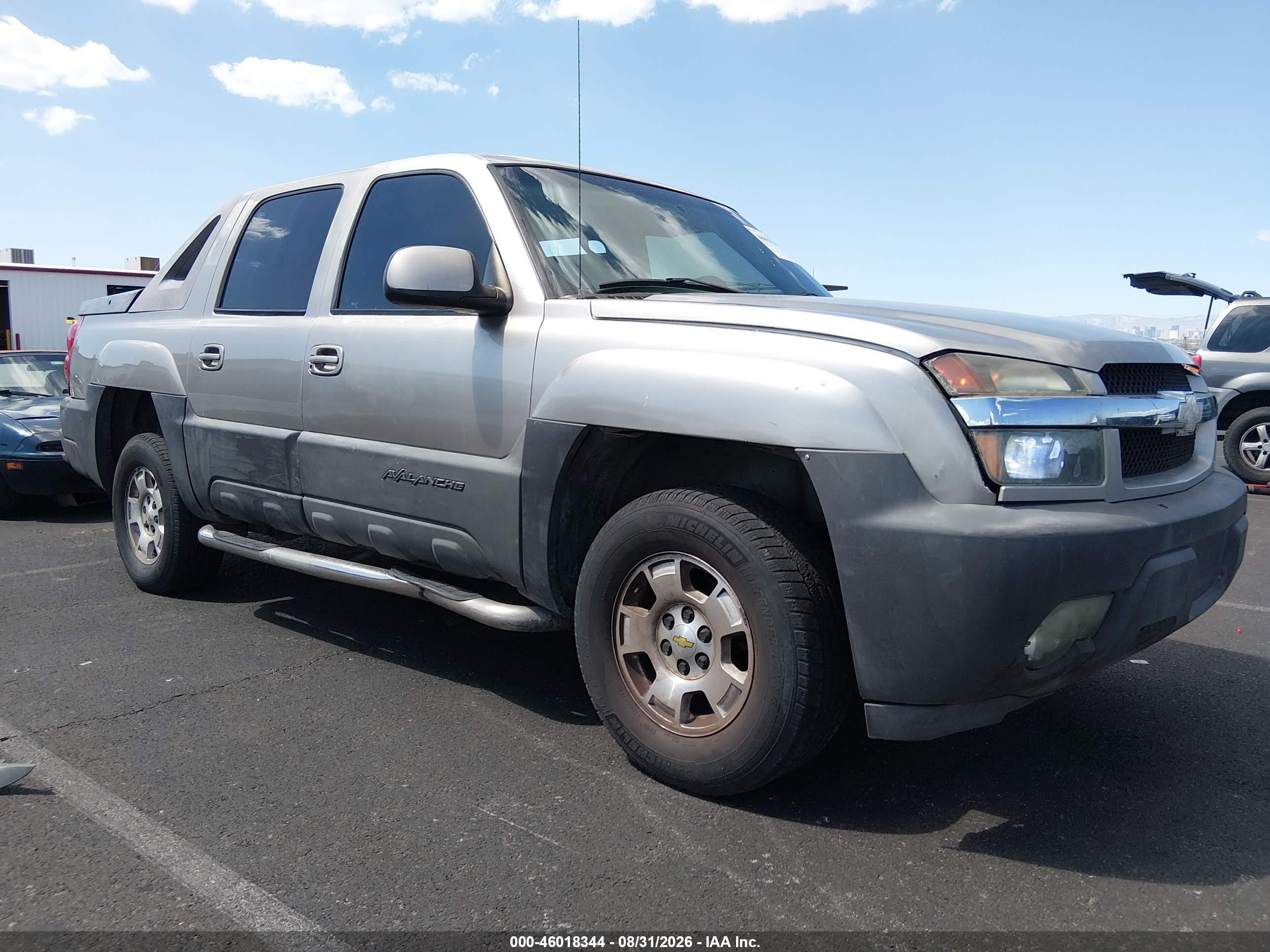 2003 Chevrolet Avalanche 1500   Gold vin: 3GNEC13T33G137093