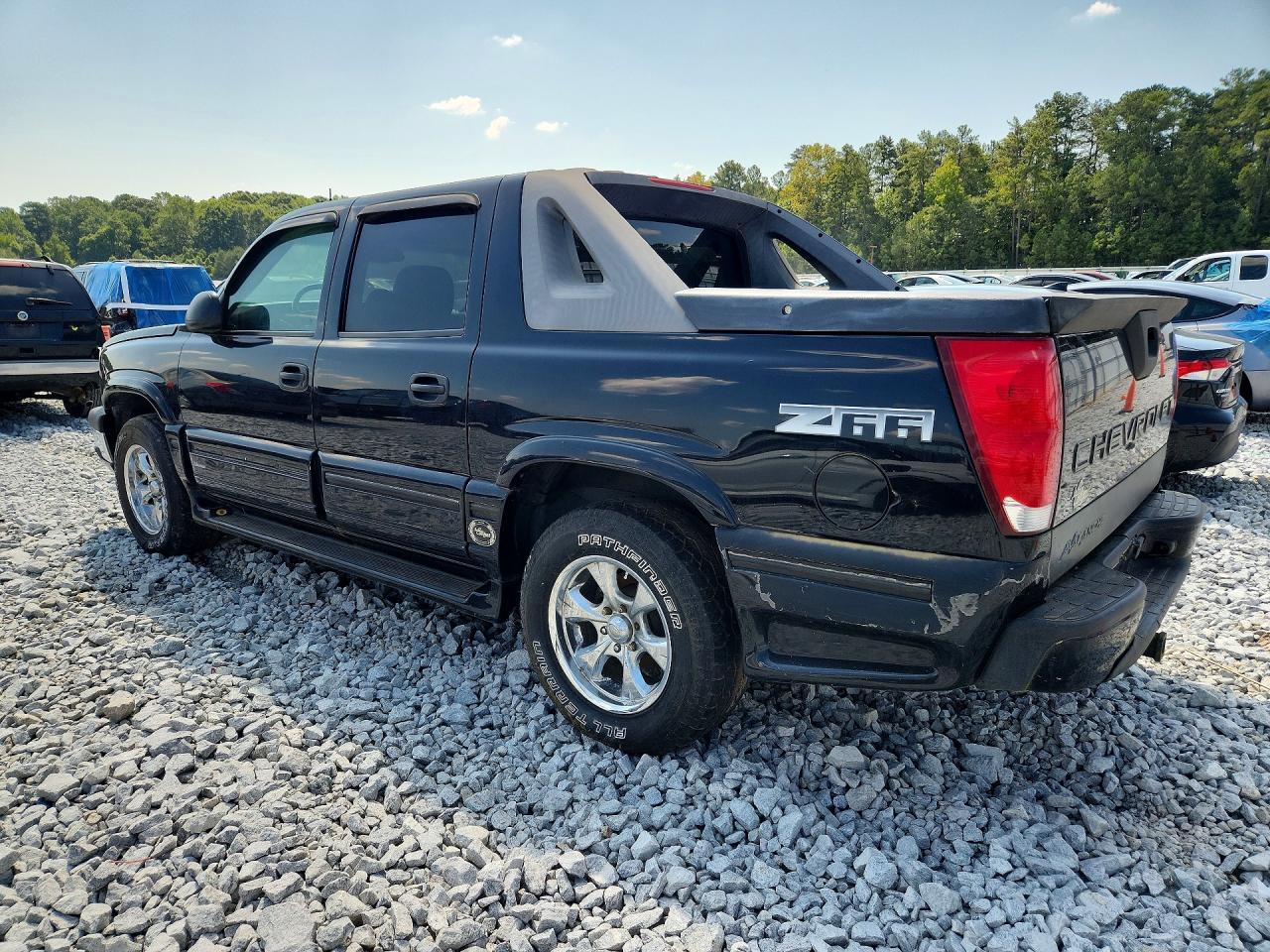 2003 Chevrolet Avalanche C1500 Black vin: 3GNEC13T33G323295