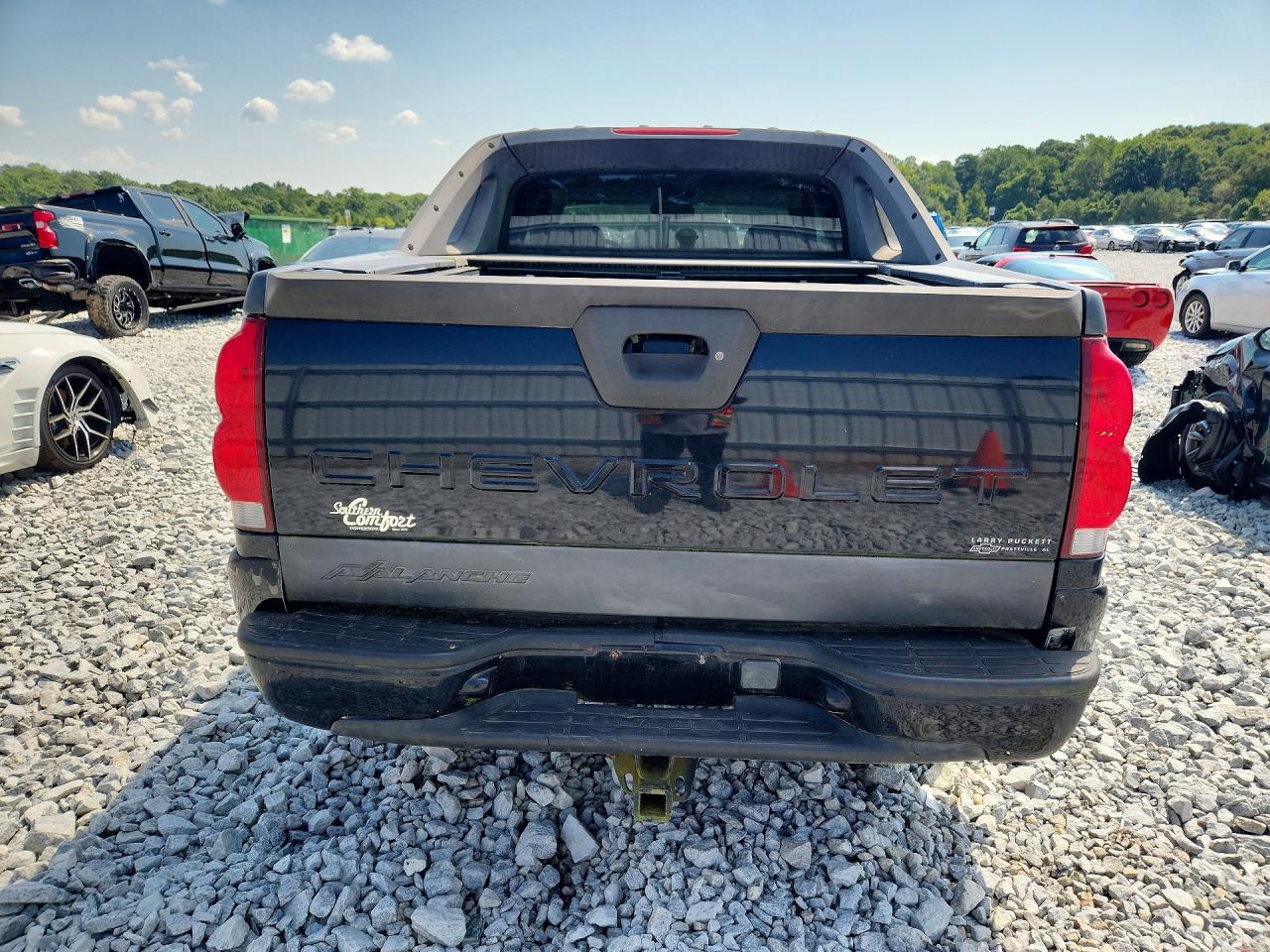 2003 Chevrolet Avalanche C1500 Black vin: 3GNEC13T33G323295