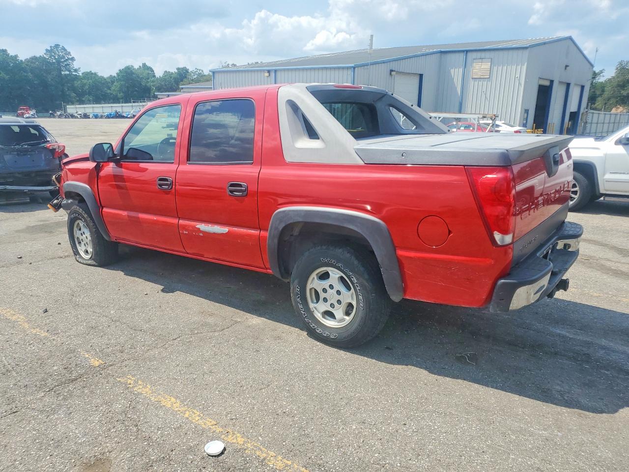 2003 Chevrolet Avalanche C1500 Red vin: 3GNEC13T43G293689
