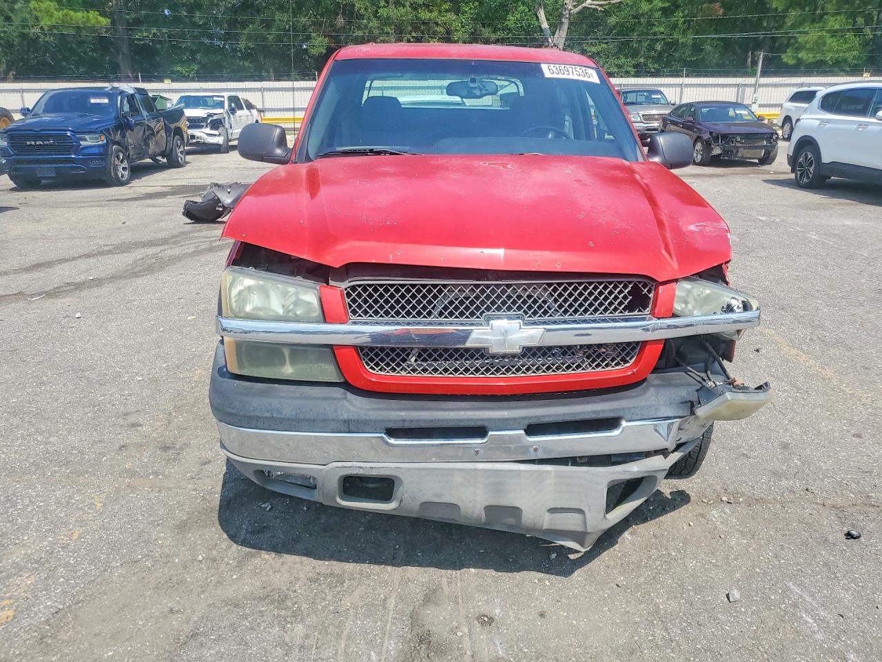 2003 Chevrolet Avalanche C1500 Red vin: 3GNEC13T43G293689