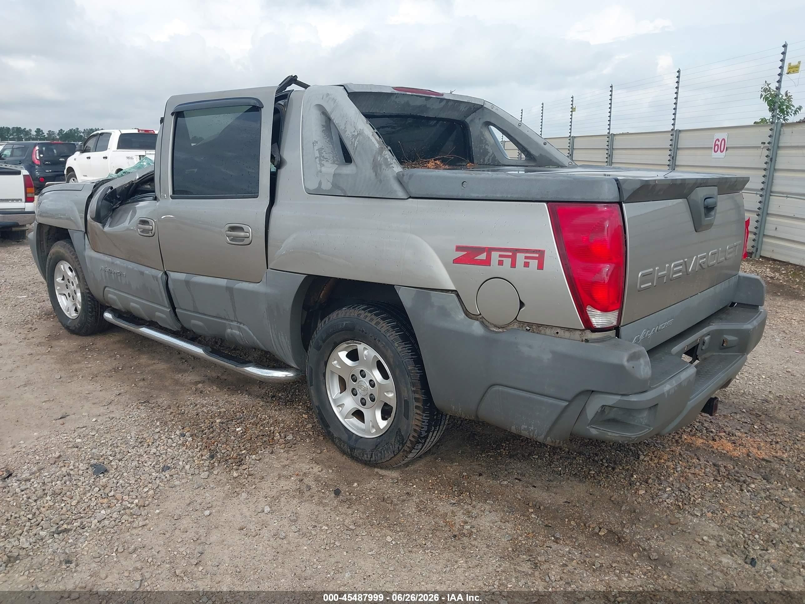 2002 Chevrolet Avalanche 1500   Tan vin: 3GNEC13T62G113806