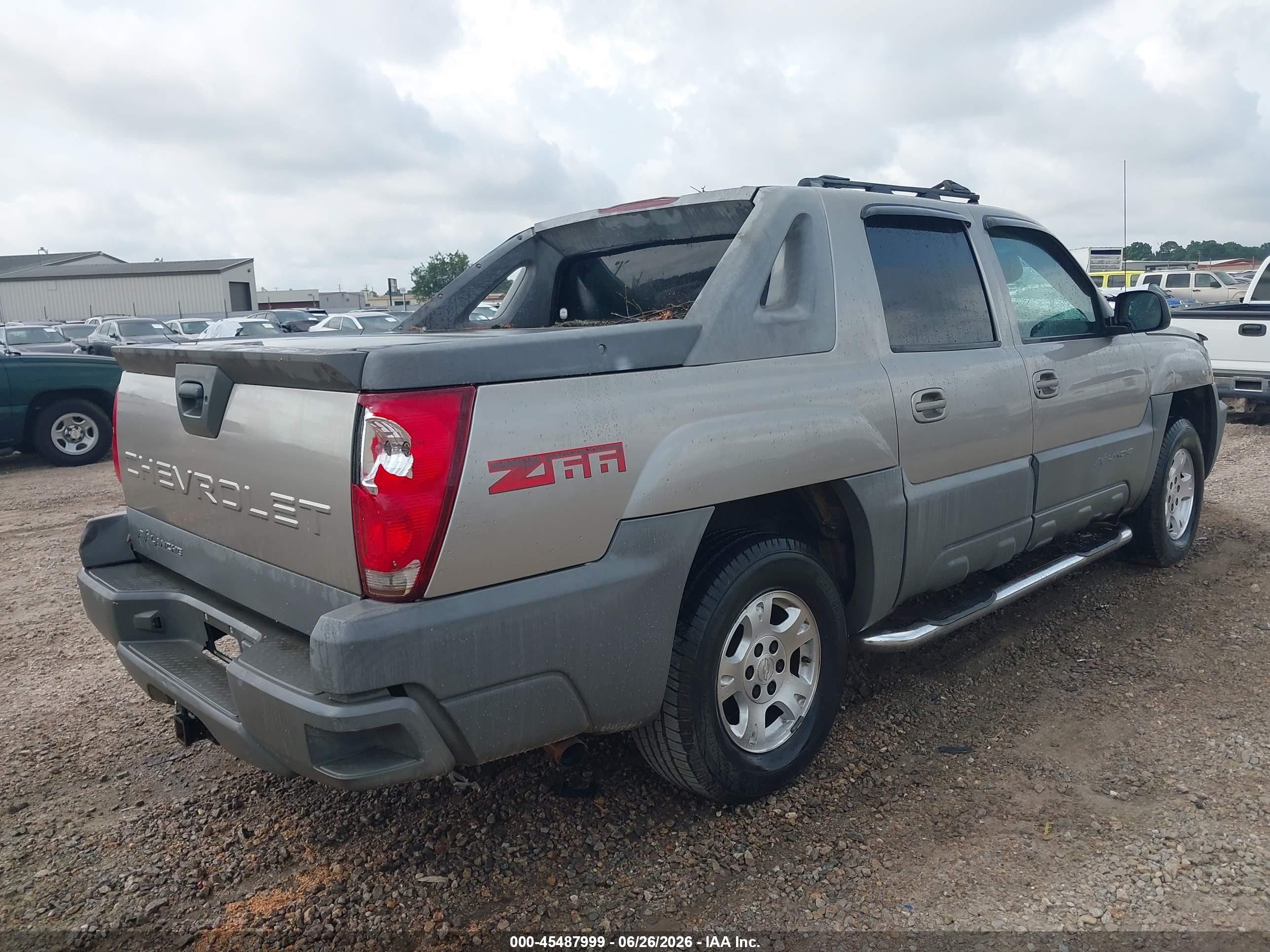 2002 Chevrolet Avalanche 1500   Tan vin: 3GNEC13T62G113806