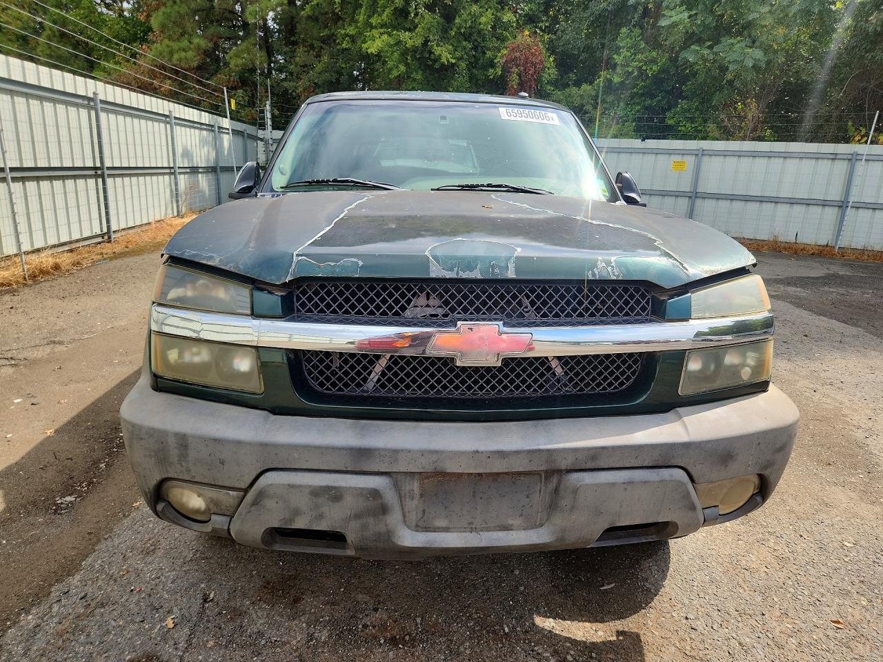 2003 Chevrolet Avalanche C1500 Green vin: 3GNEC13T63G137377