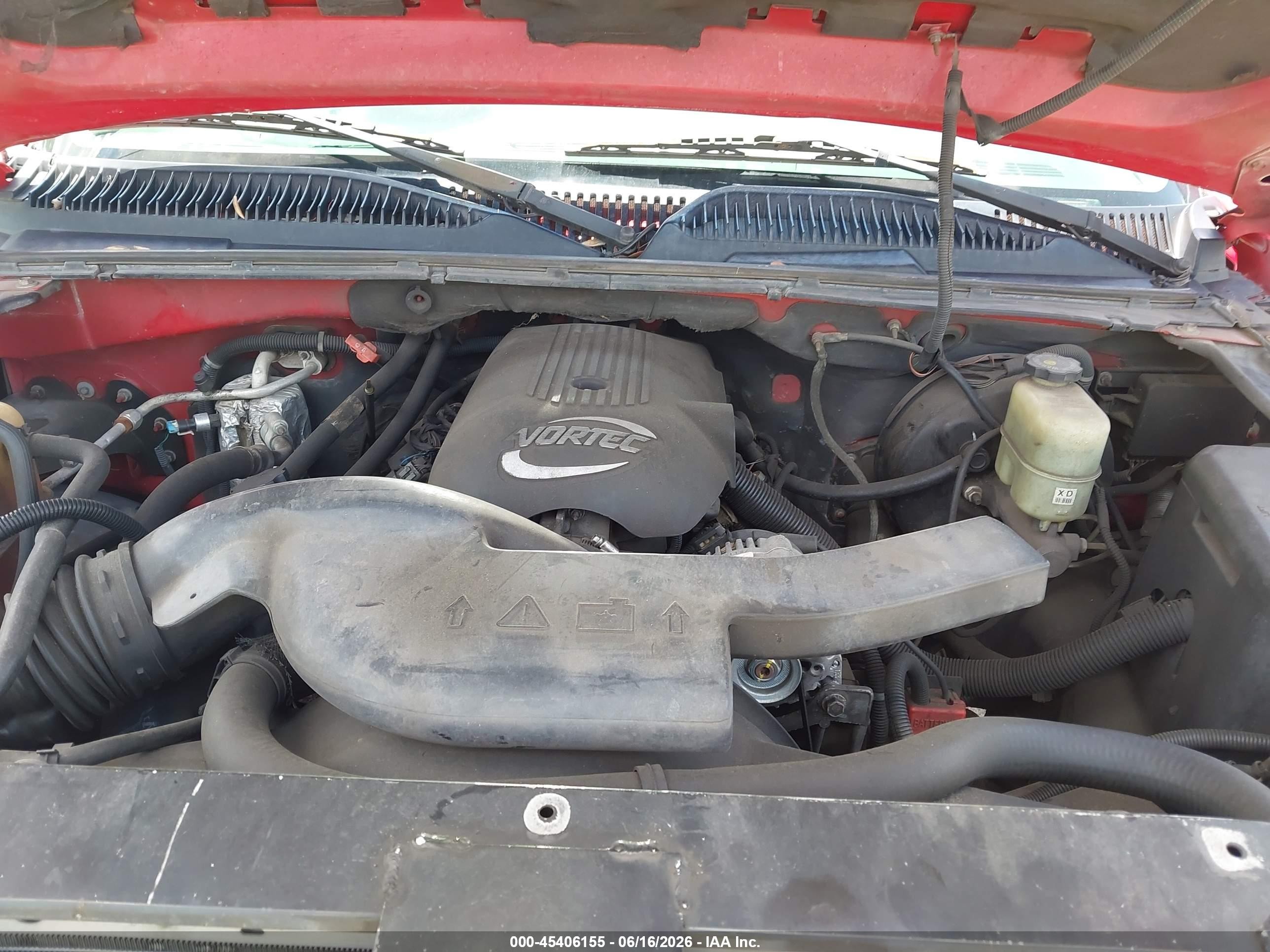 2002 Chevrolet Avalanche 1500   Red vin: 3GNEC13T72G156230