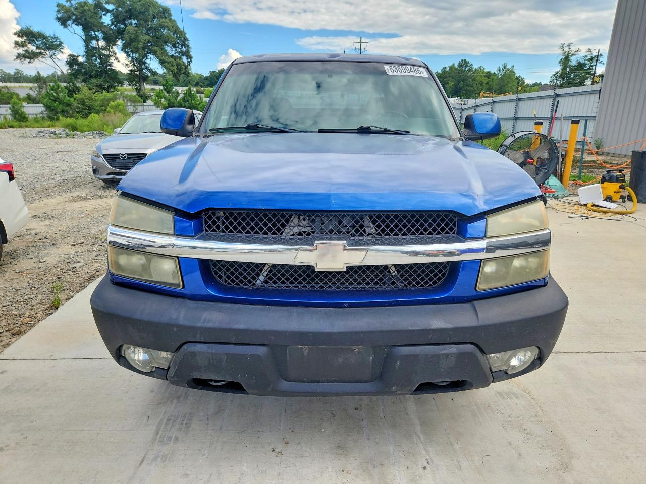 2003 Chevrolet Avalanche C1500 Blue vin: 3GNEC13T73G120880