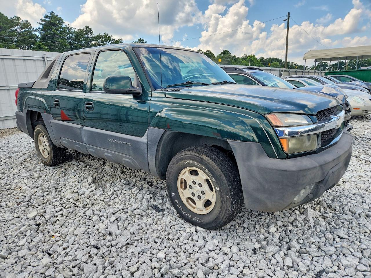 2003 Chevrolet Avalanche C1500 Green vin: 3GNEC13T73G126596
