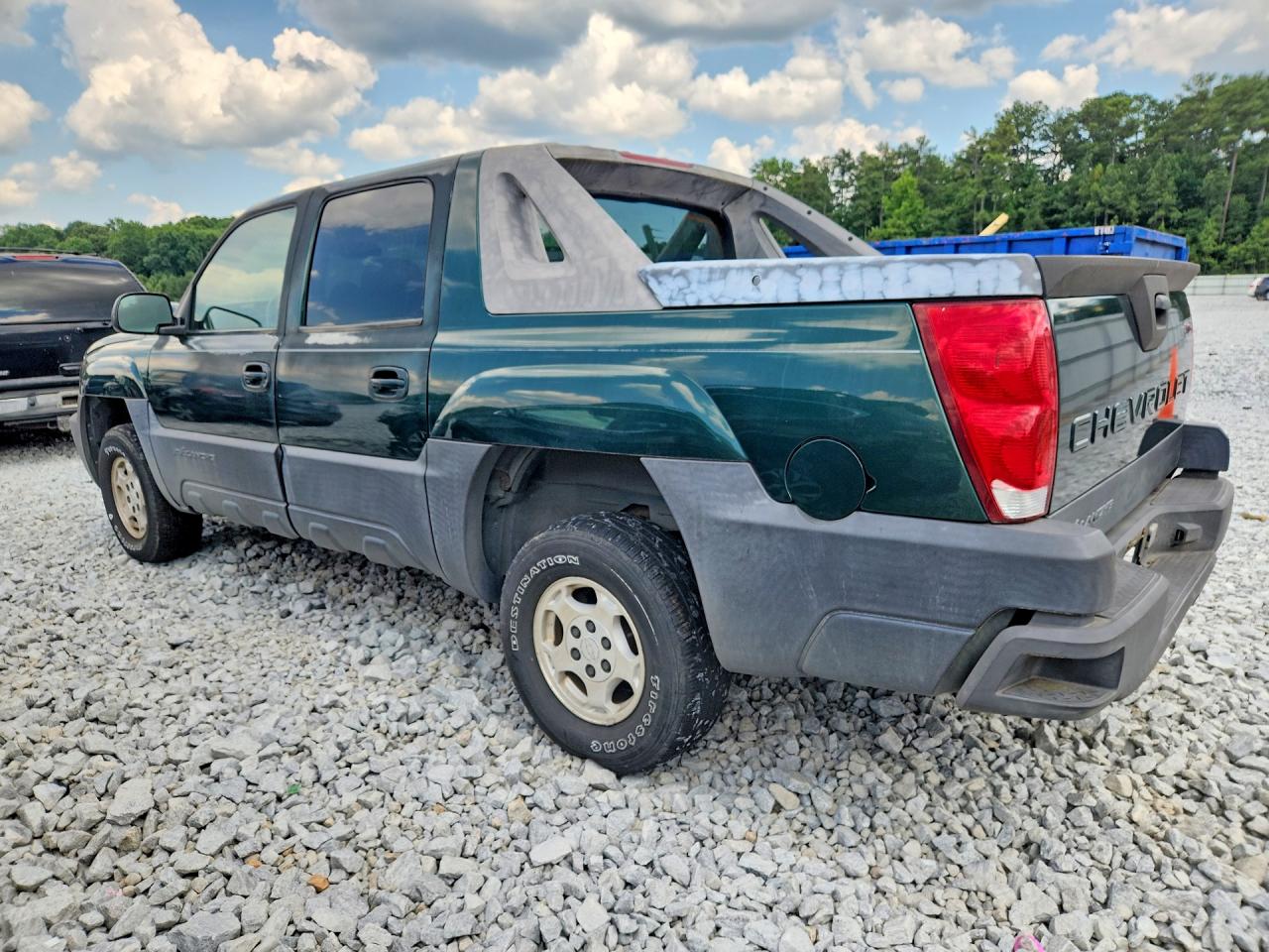 2003 Chevrolet Avalanche C1500 Green vin: 3GNEC13T73G126596