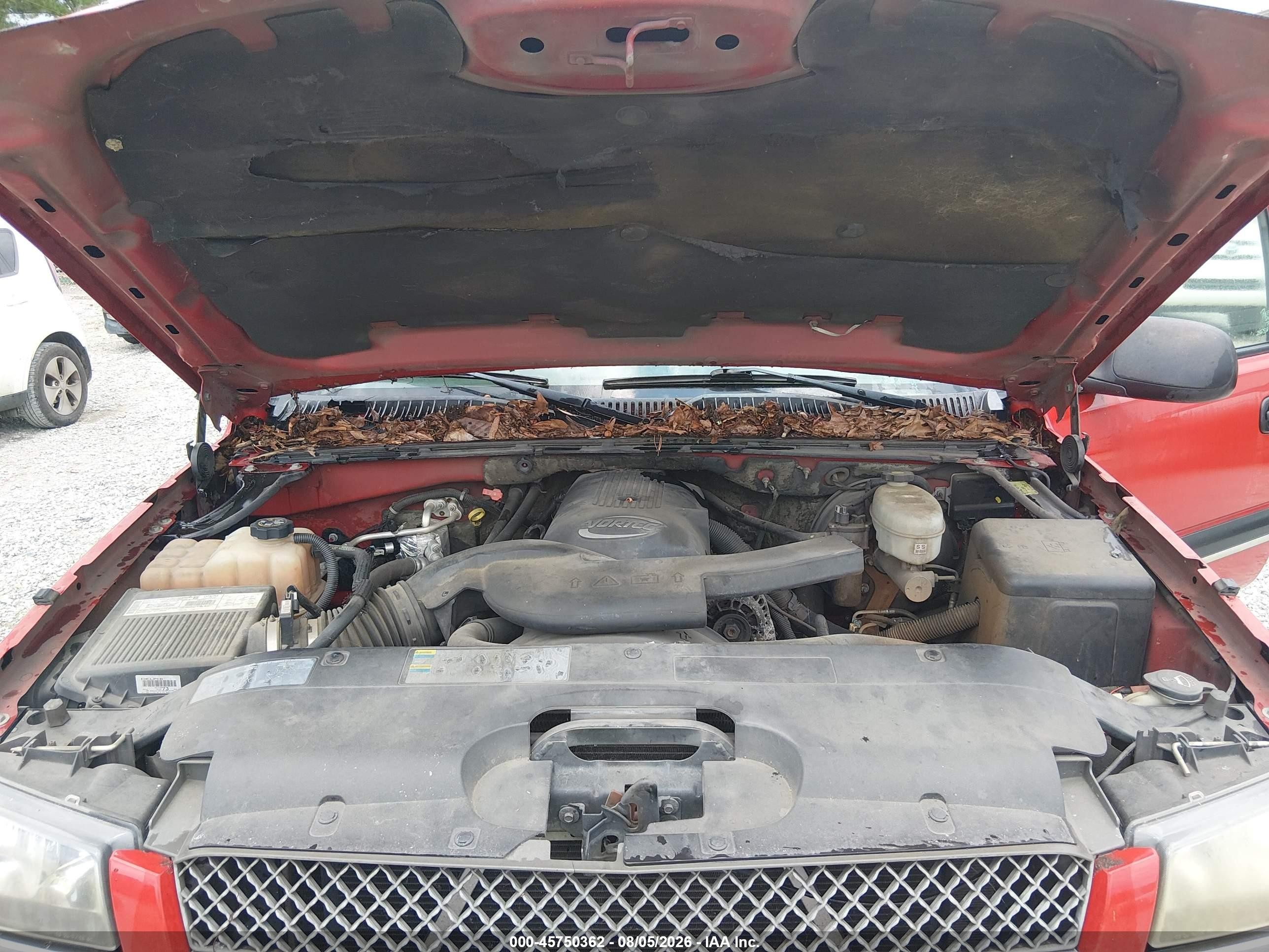 2003 Chevrolet Avalanche 1500   Red vin: 3GNEC13T73G314017