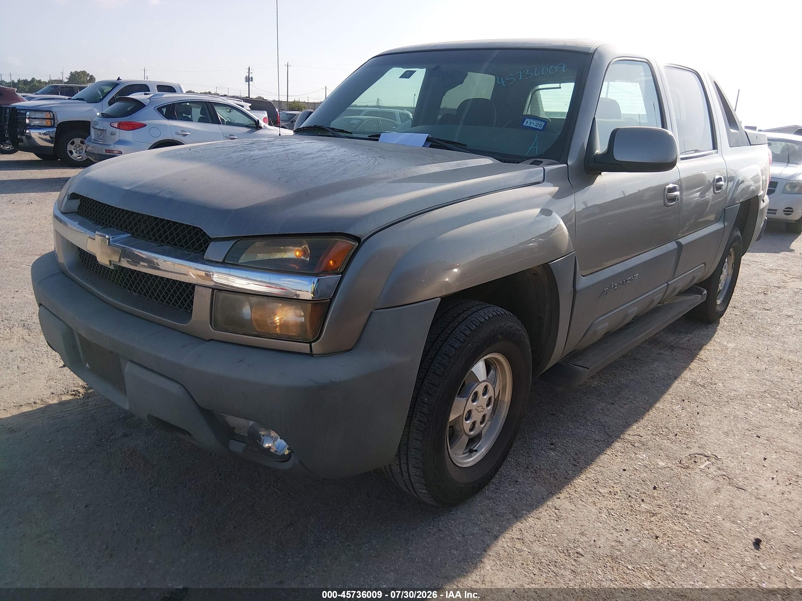 2002 Chevrolet Avalanche 1500   Бежевый vin: 3GNEC13T82G222106