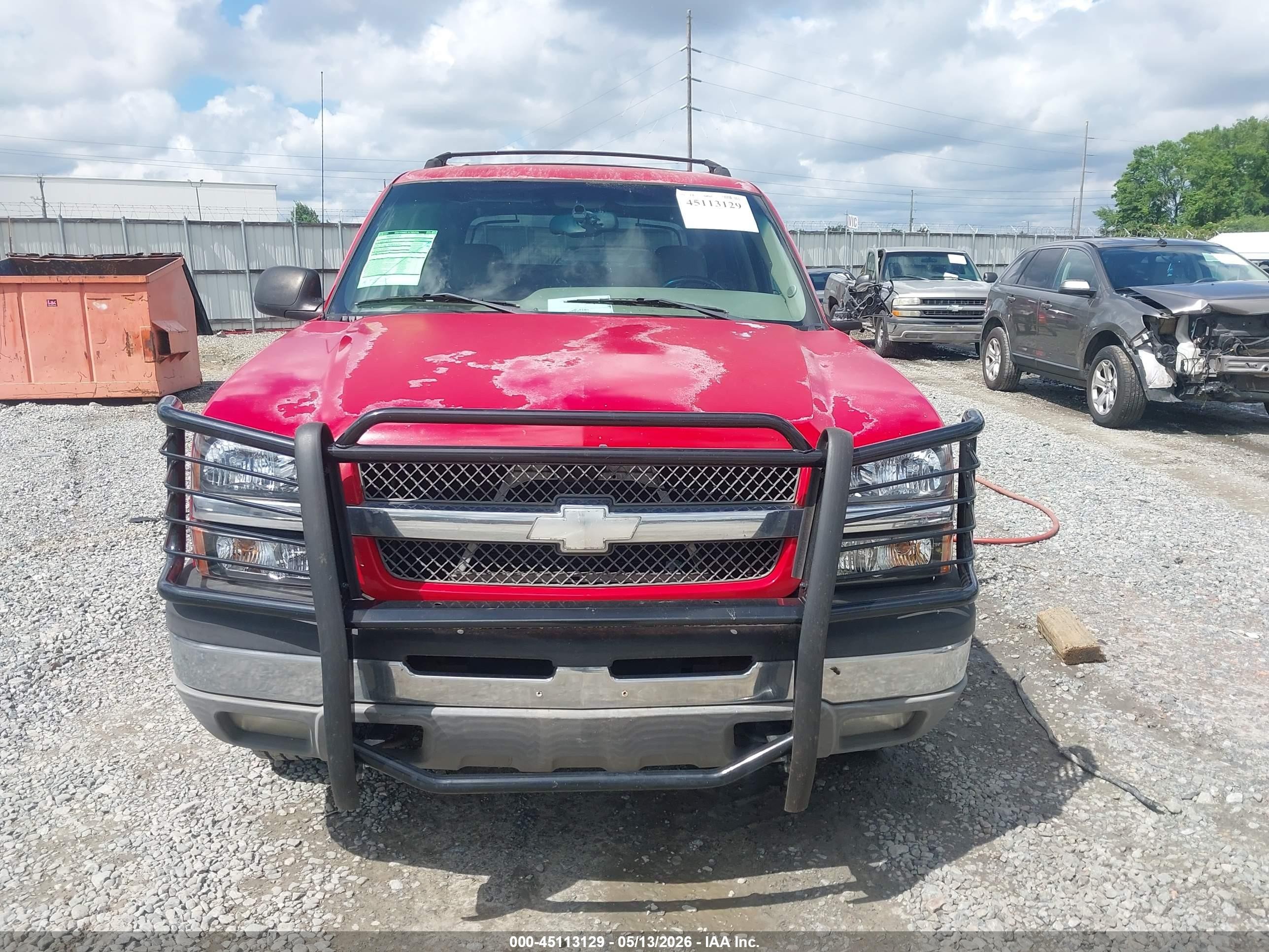 2003 Chevrolet Avalanche 1500   Red vin: 3GNEC13T83G327584