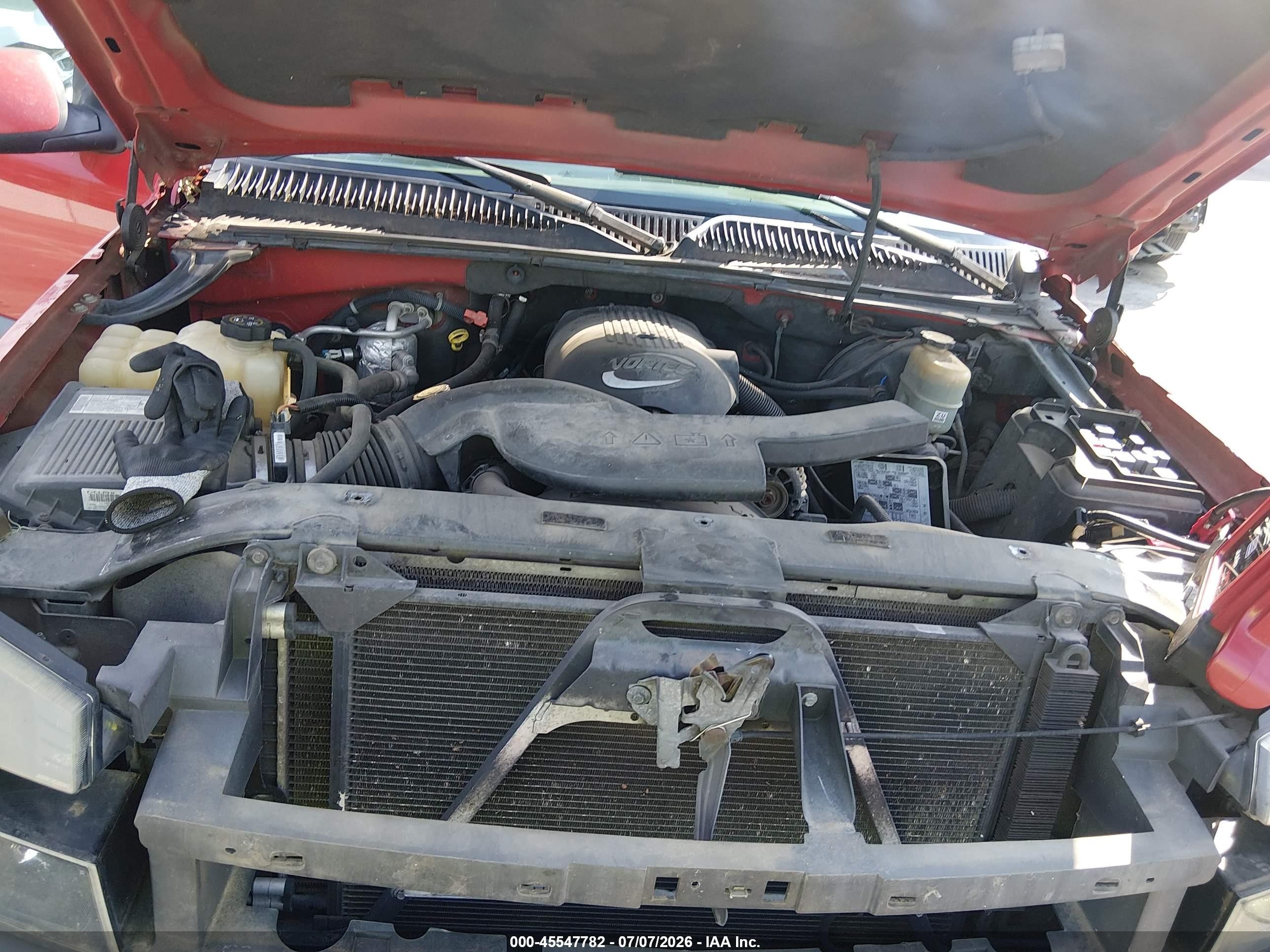 2002 Chevrolet Avalanche 1500   Red vin: 3GNEC13T92G208649
