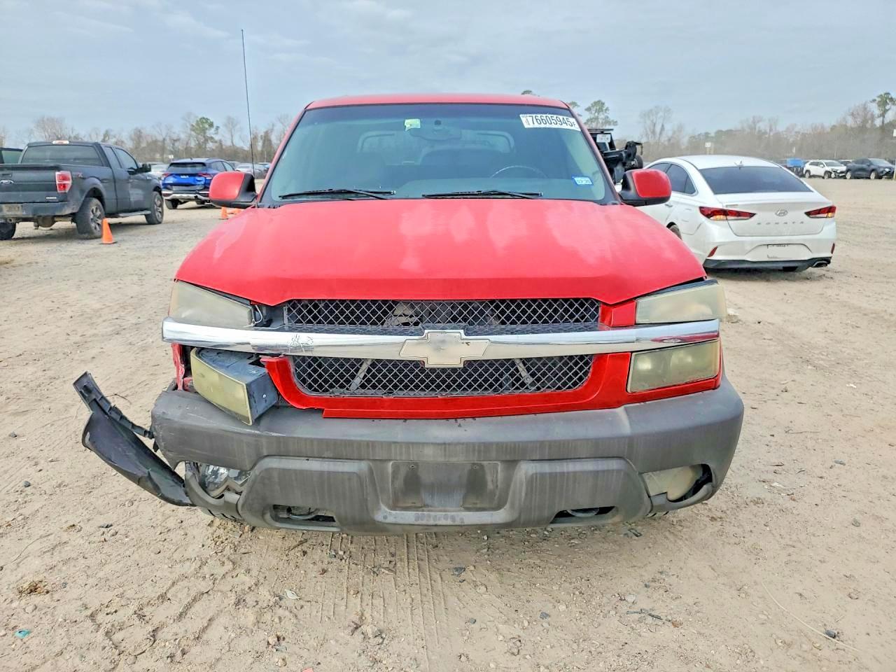 2003 Chevrolet Avalanche C1500 Red vin: 3GNEC13TX3G146759