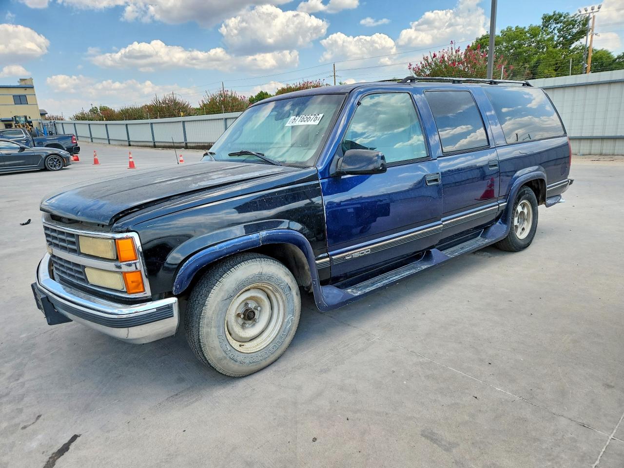 1995 Chevrolet Suburban C1500 Blue vin: 3GNEC16K5SG112908