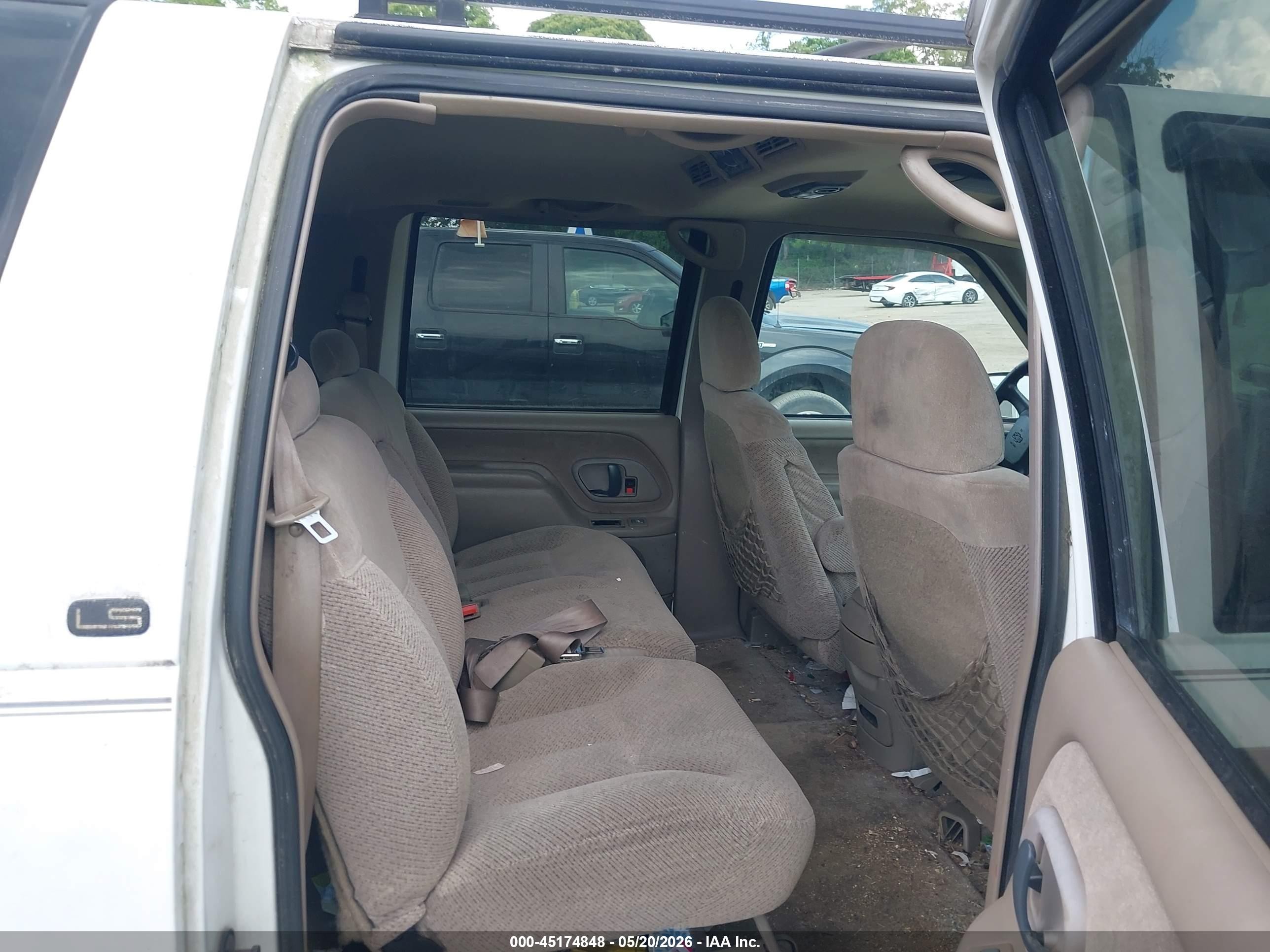 1999 Chevrolet Suburban 1500 Lt White vin: 3GNEC16R0XG246763