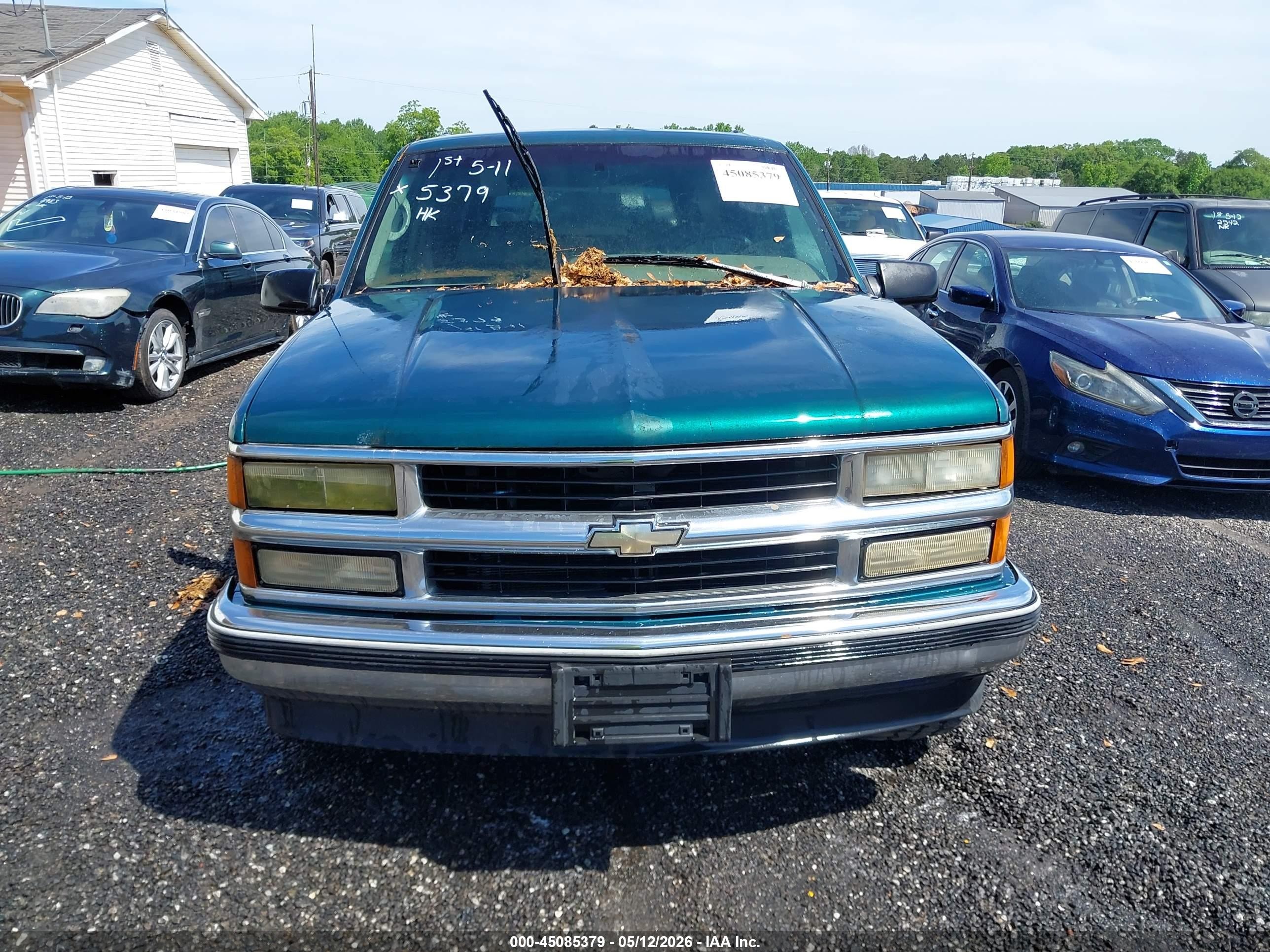 1996 Chevrolet Suburban C1500 Green vin: 3GNEC16R4TG109660