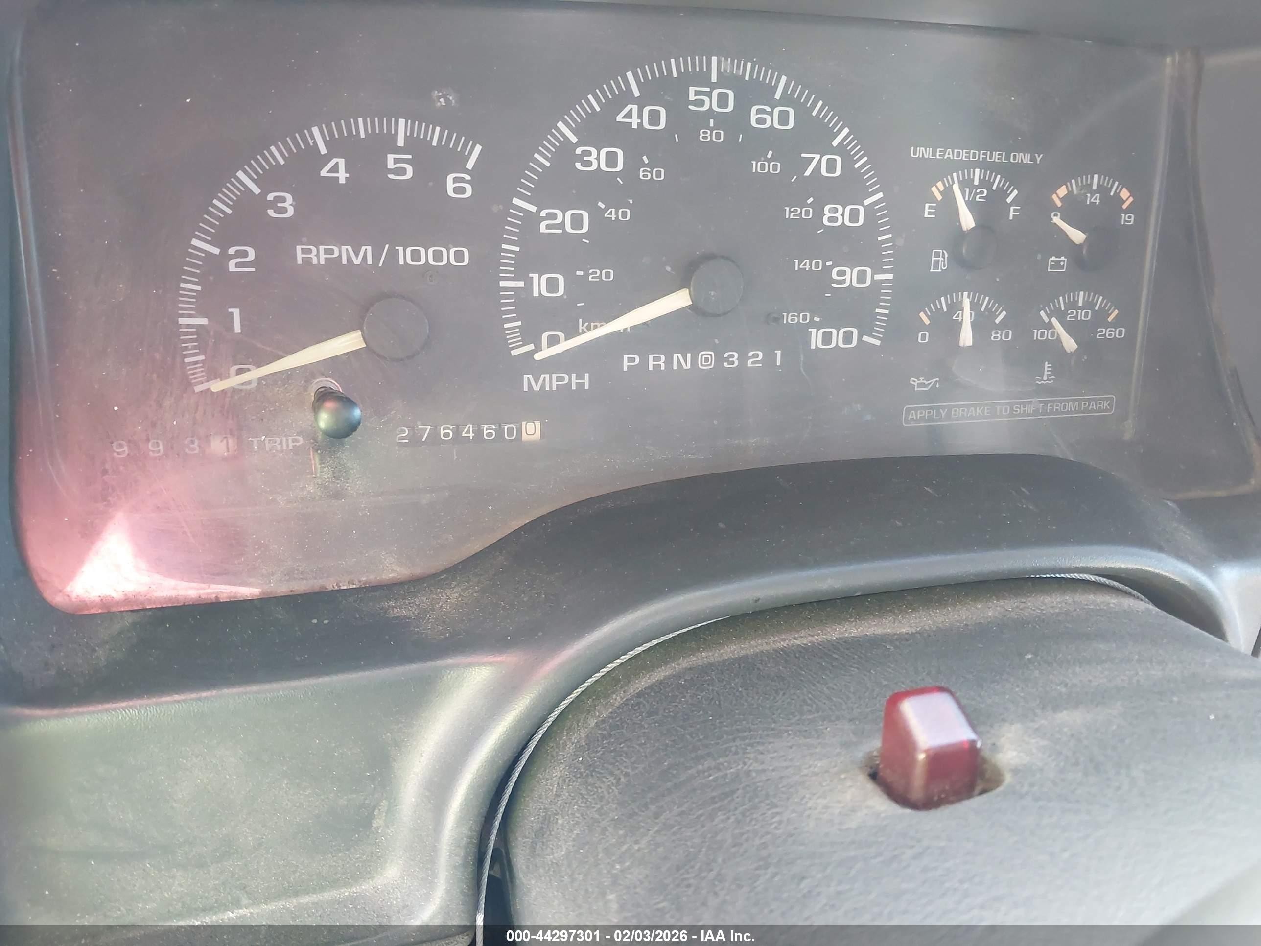 1997 Chevrolet Suburban 1500   Red vin: 3GNEC16R6VG170043