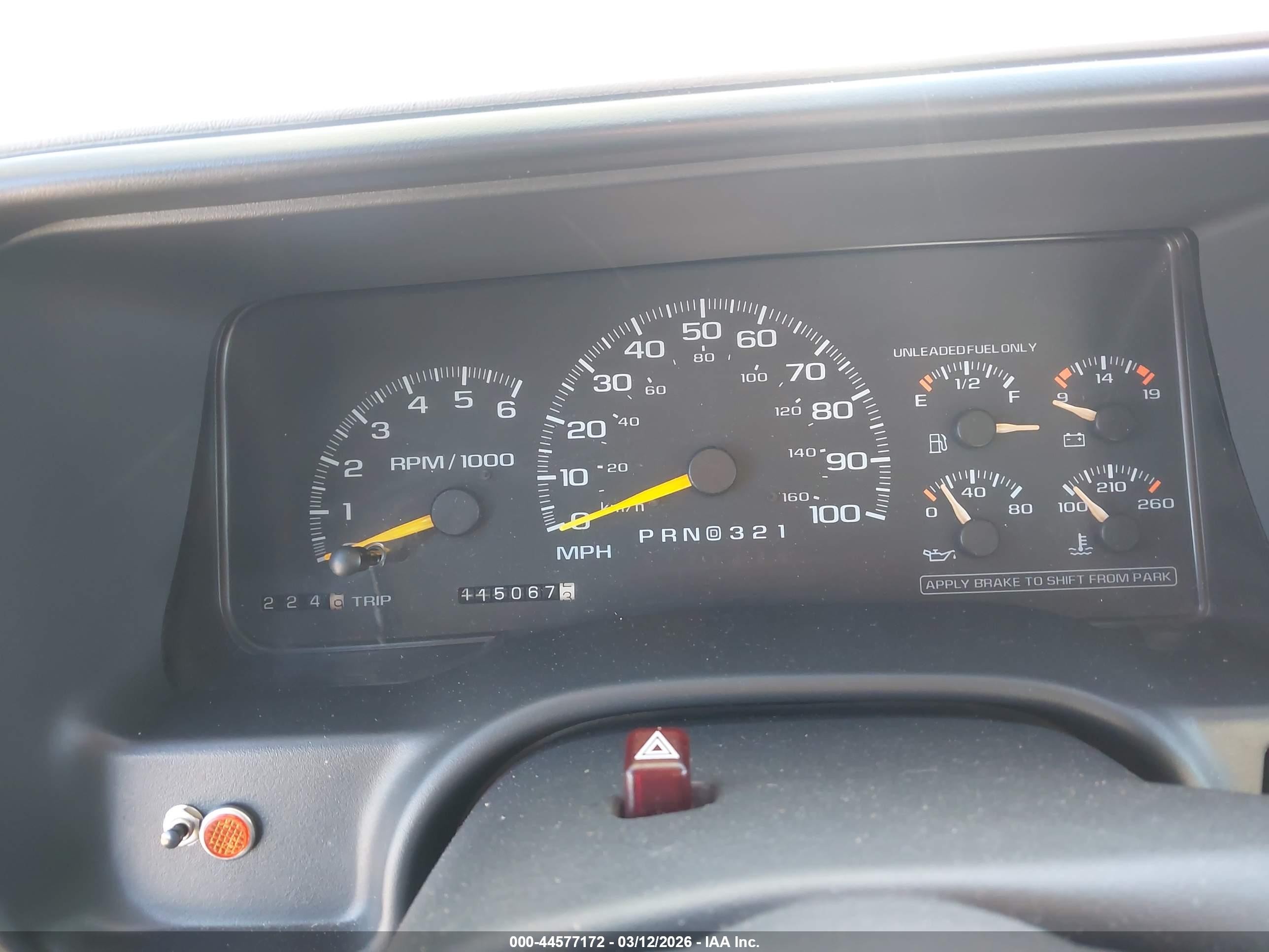 1997 Chevrolet Suburban 1500   Blue vin: 3GNEC16R9VG148439