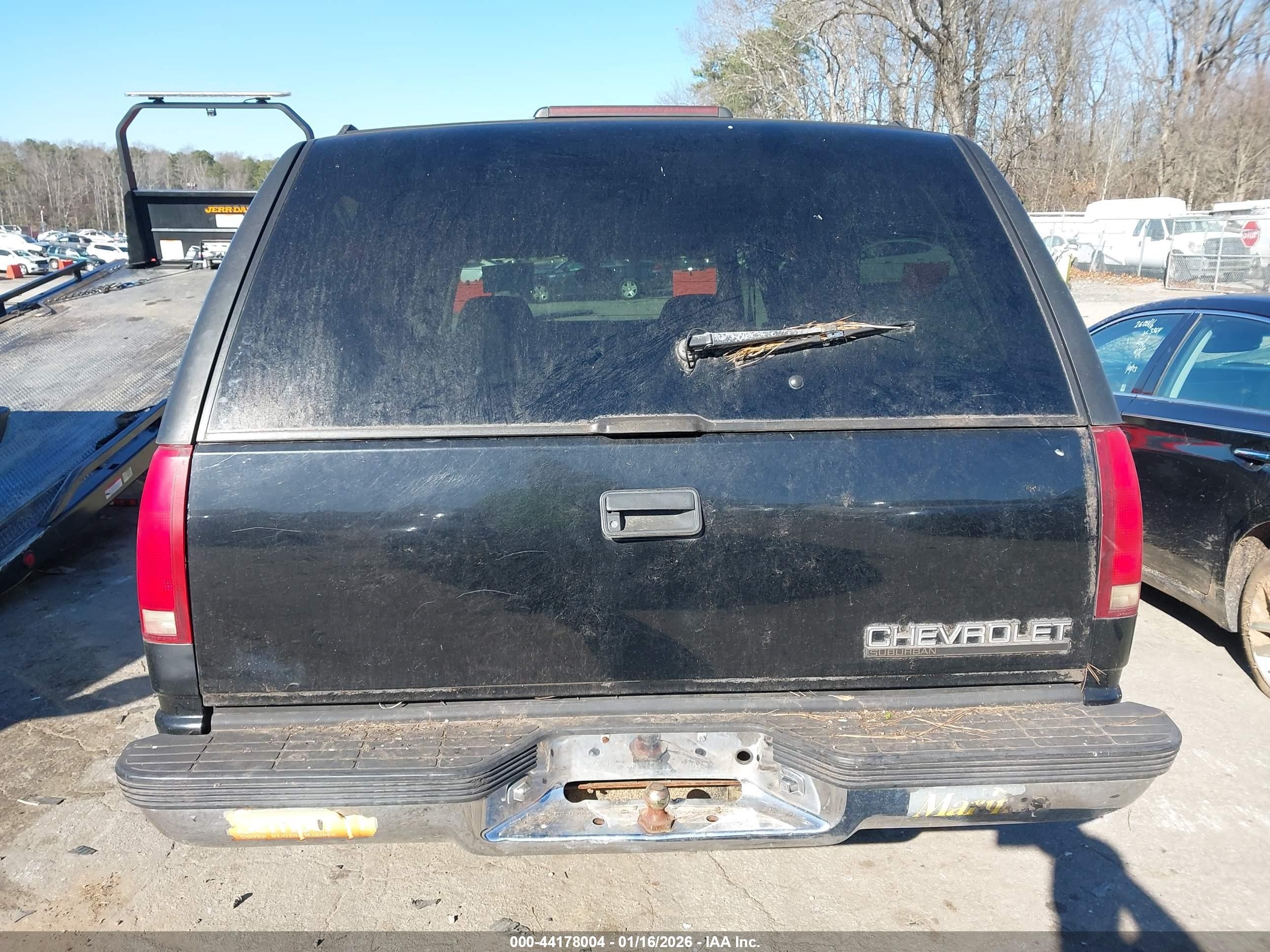 1997 Chevrolet Suburban 1500   Черный vin: 3GNEC16R9VG156508