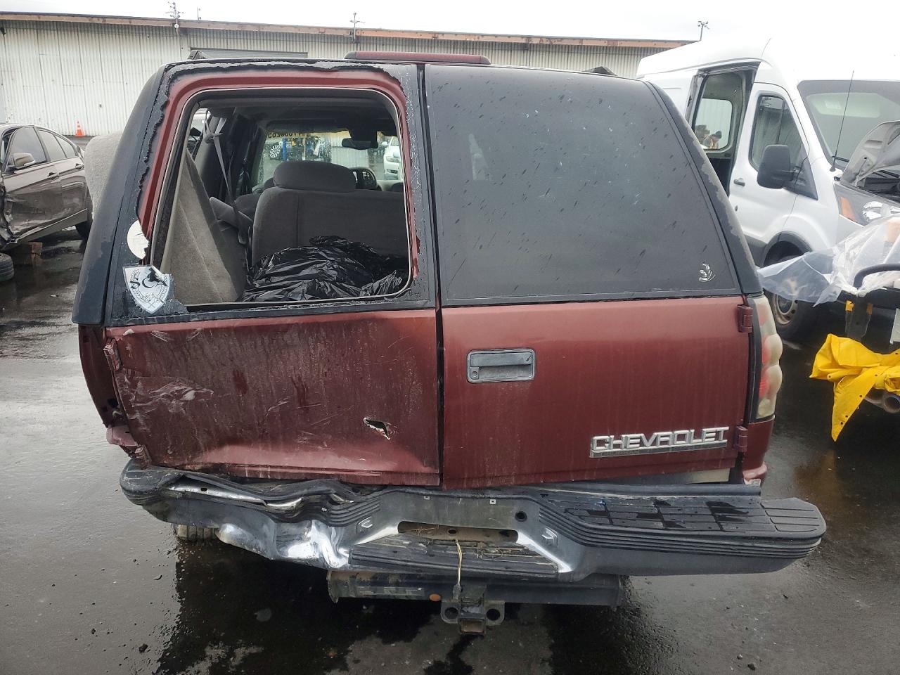 1998 Chevrolet Suburban C1500 Burgundy vin: 3GNEC16R9WG108914