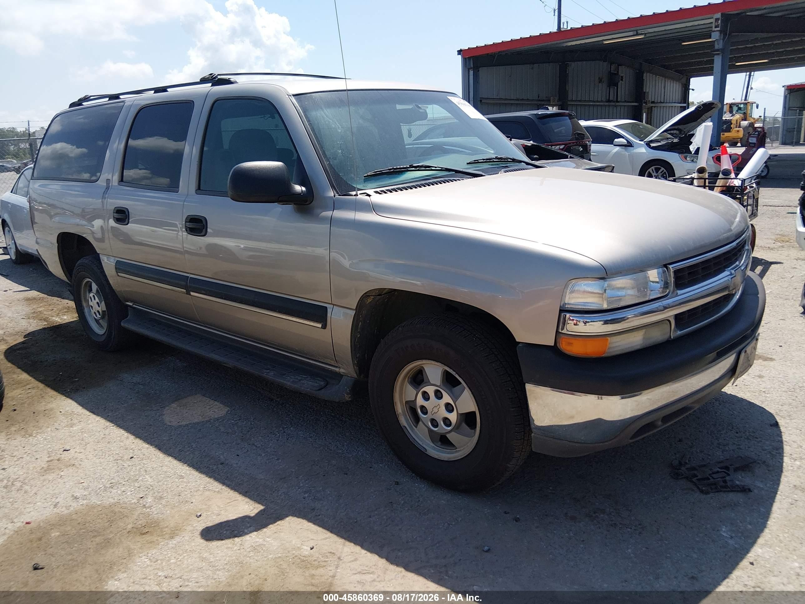 2001 Chevrolet Suburban 1500 Ls Серый vin: 3GNEC16T01G137903