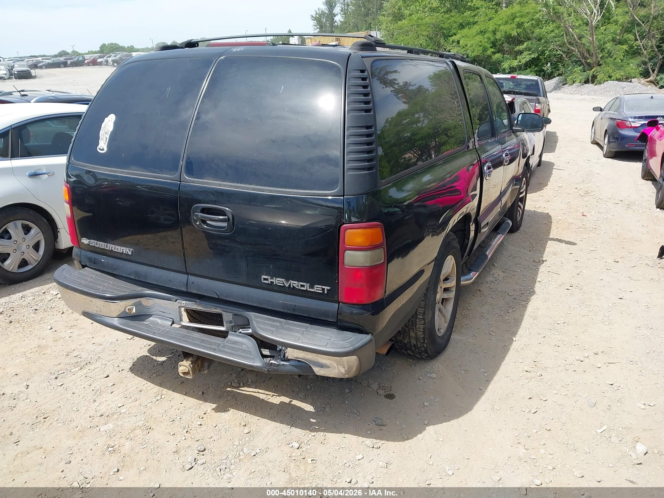 2001 Chevrolet Suburban 1500 Lt Черный vin: 3GNEC16T21G190022