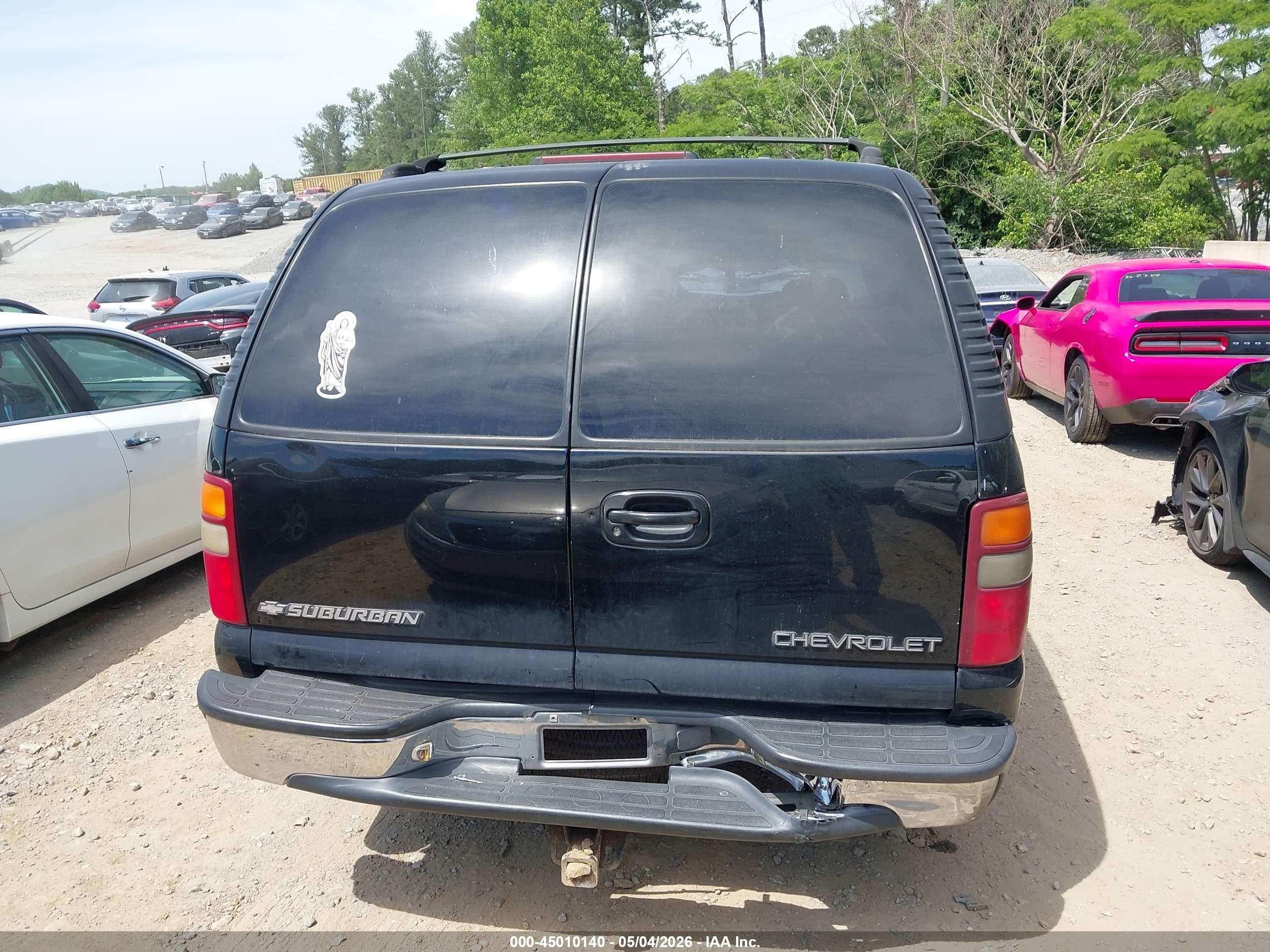 2001 Chevrolet Suburban 1500 Lt Черный vin: 3GNEC16T21G190022