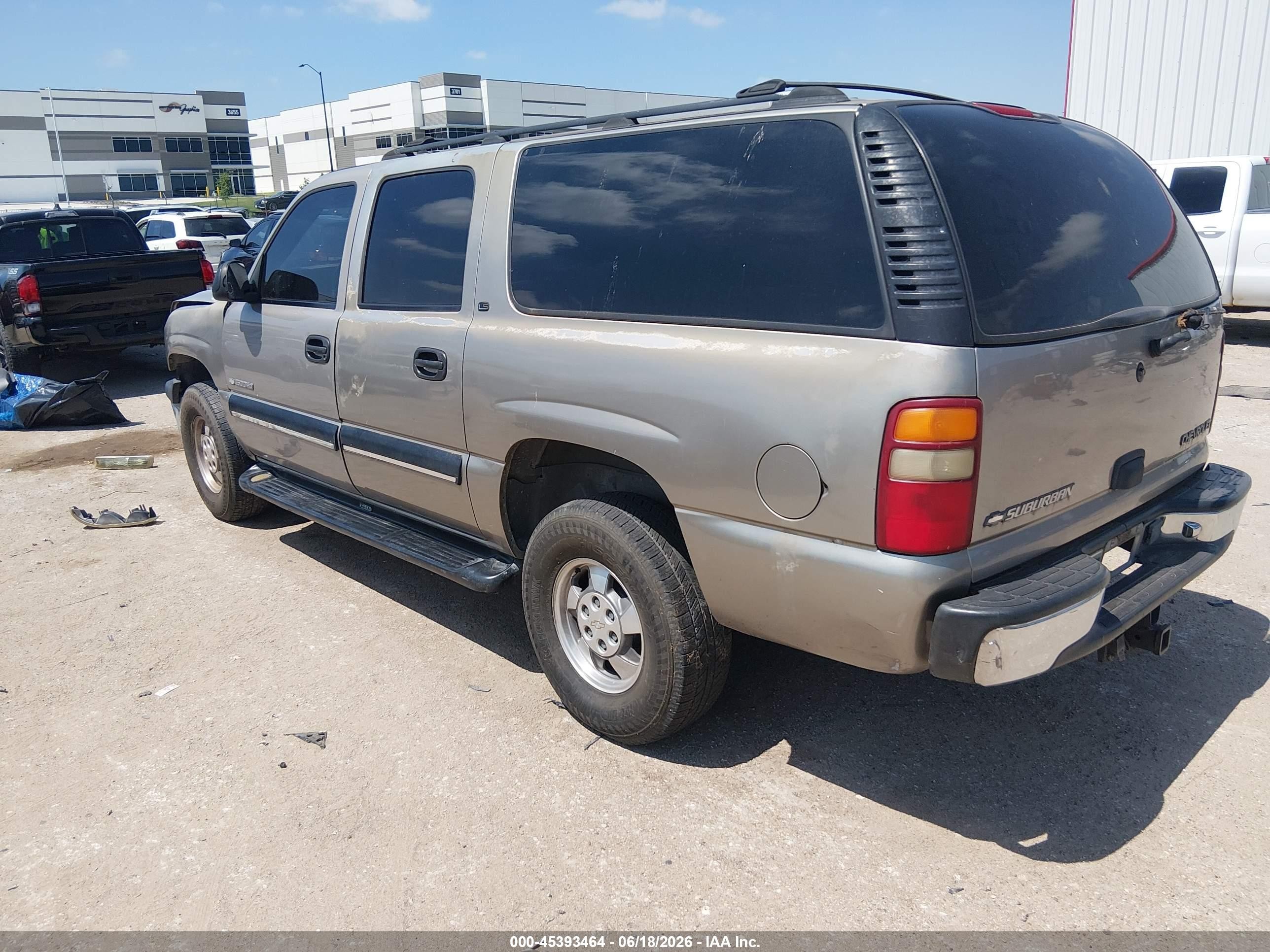 2001 Chevrolet Suburban 1500 Ls Tan vin: 3GNEC16T31G284216