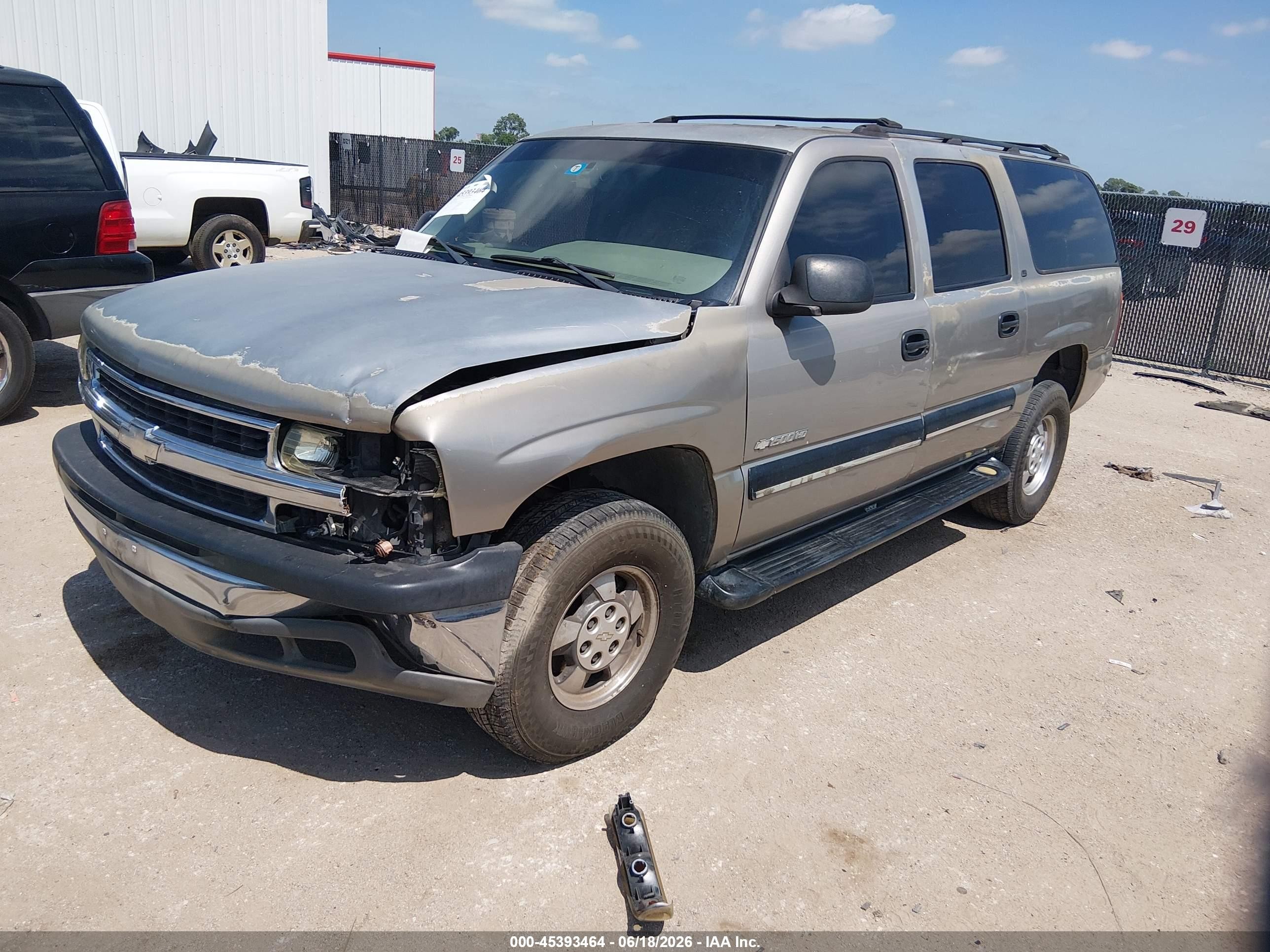 2001 Chevrolet Suburban 1500 Ls Tan vin: 3GNEC16T31G284216