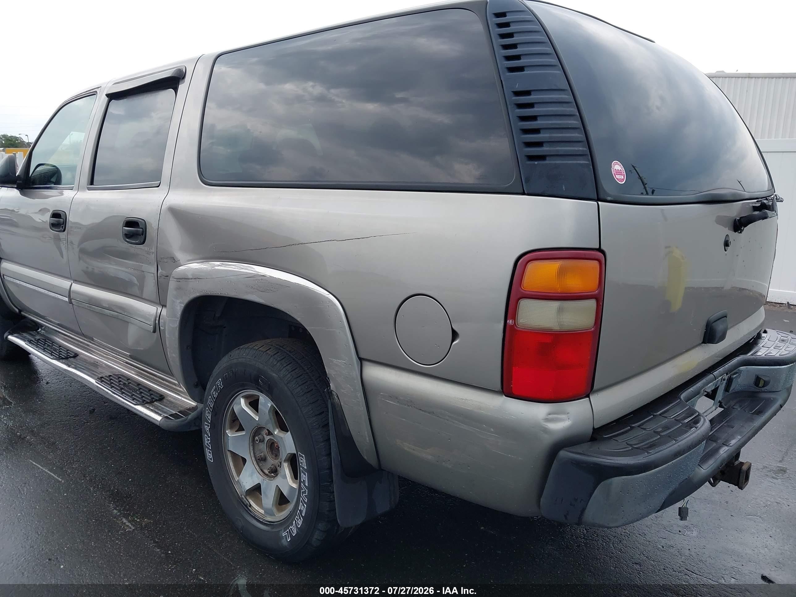 2000 Chevrolet Suburban 1500 Ls Gold vin: 3GNEC16T4YG218722