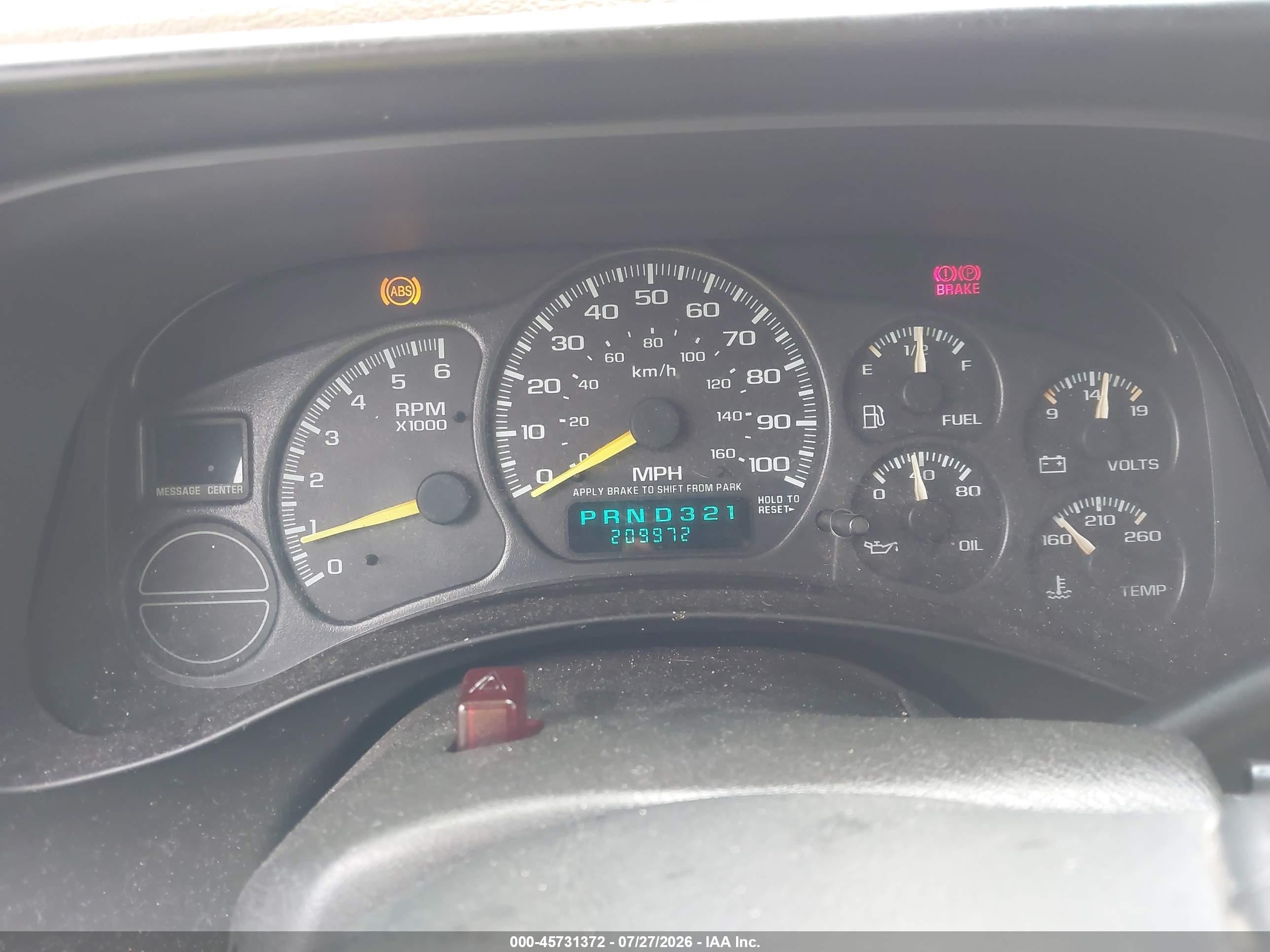2000 Chevrolet Suburban 1500 Ls Gold vin: 3GNEC16T4YG218722