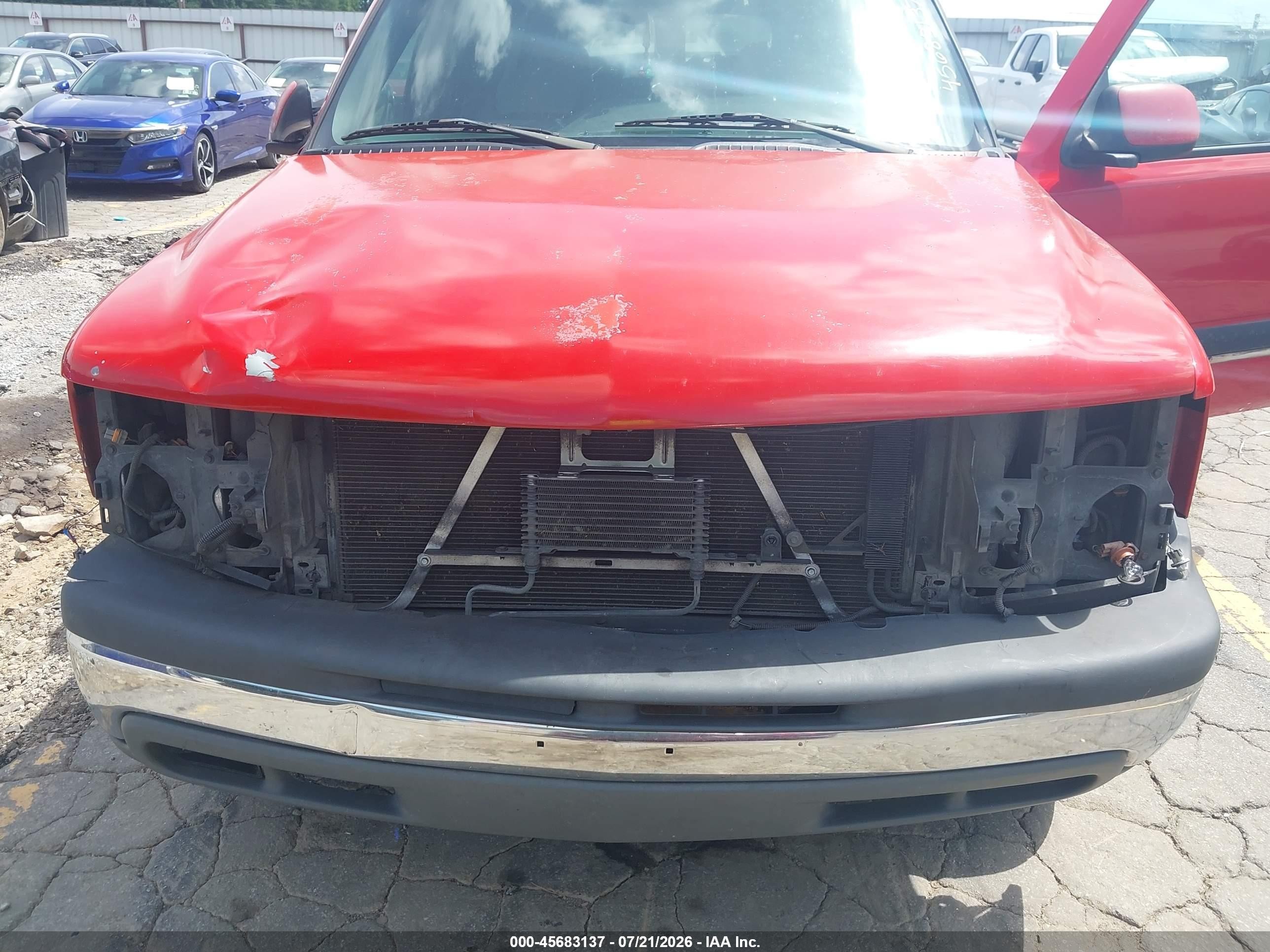 2001 Chevrolet Suburban 1500 Lt Red vin: 3GNEC16T51G142577