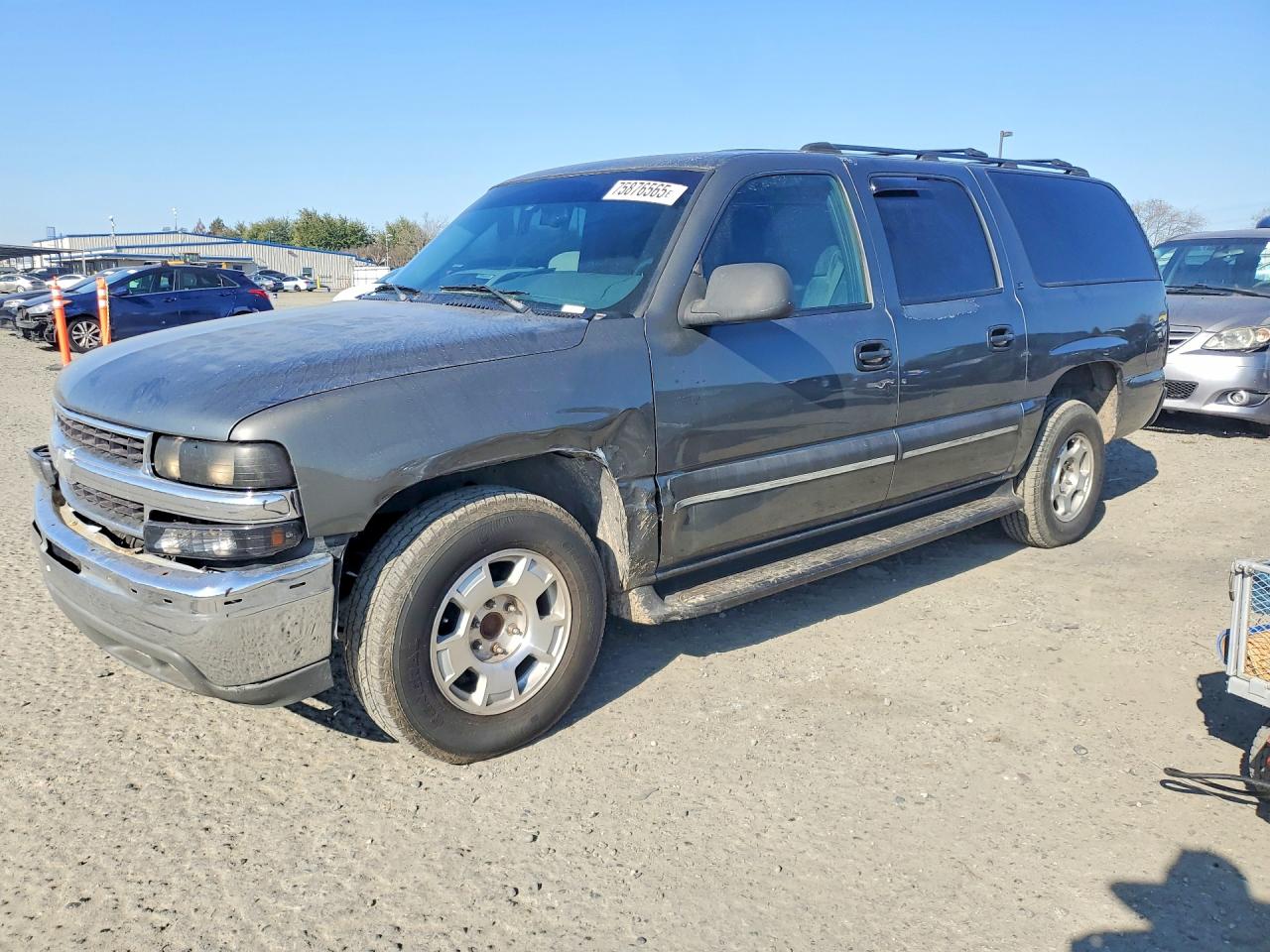 2002 Chevrolet Suburban C1500 Серый vin: 3GNEC16T62G229826
