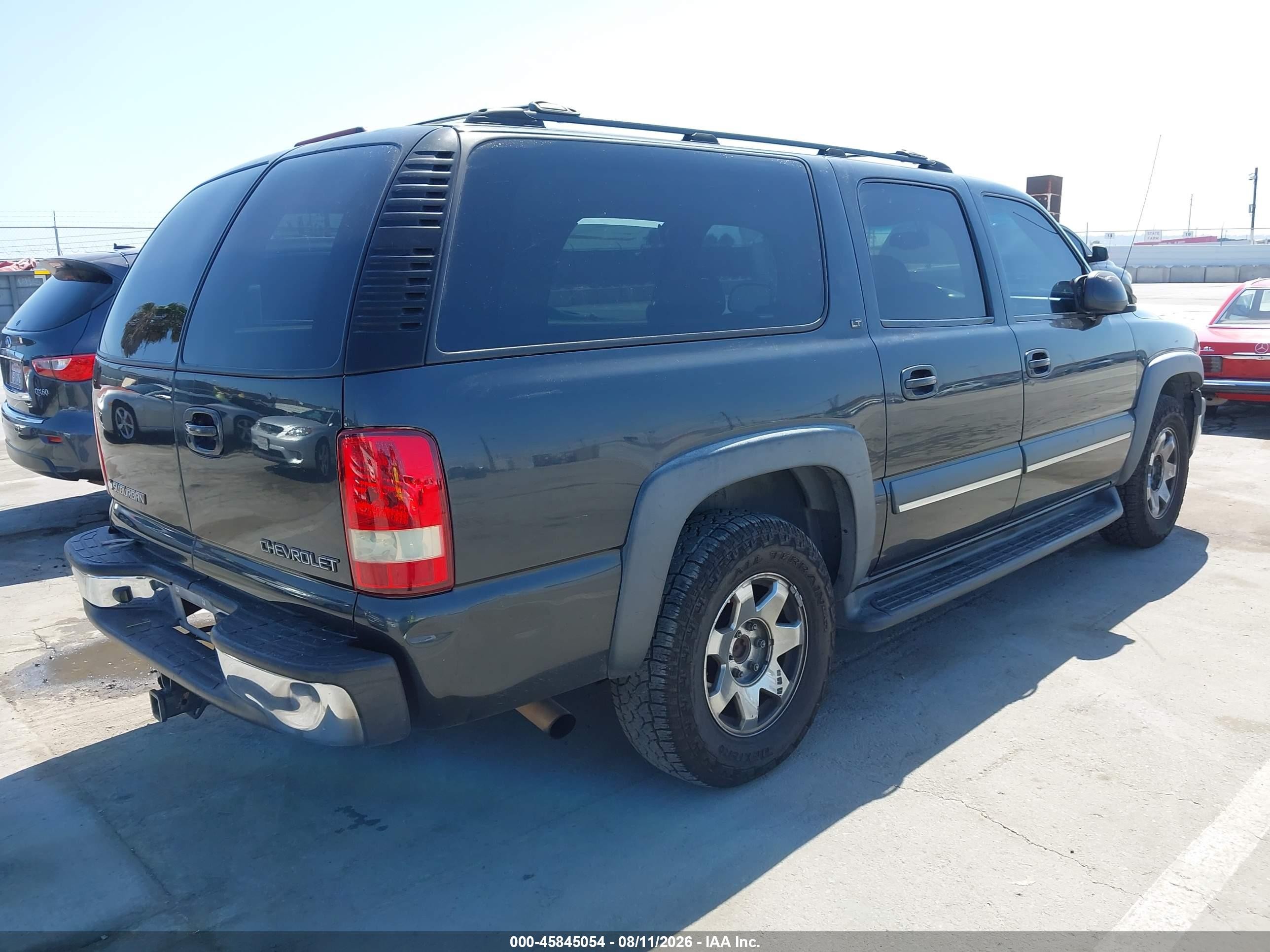 2003 Chevrolet Suburban 1500 Lt Gray vin: 3GNEC16T63G230668
