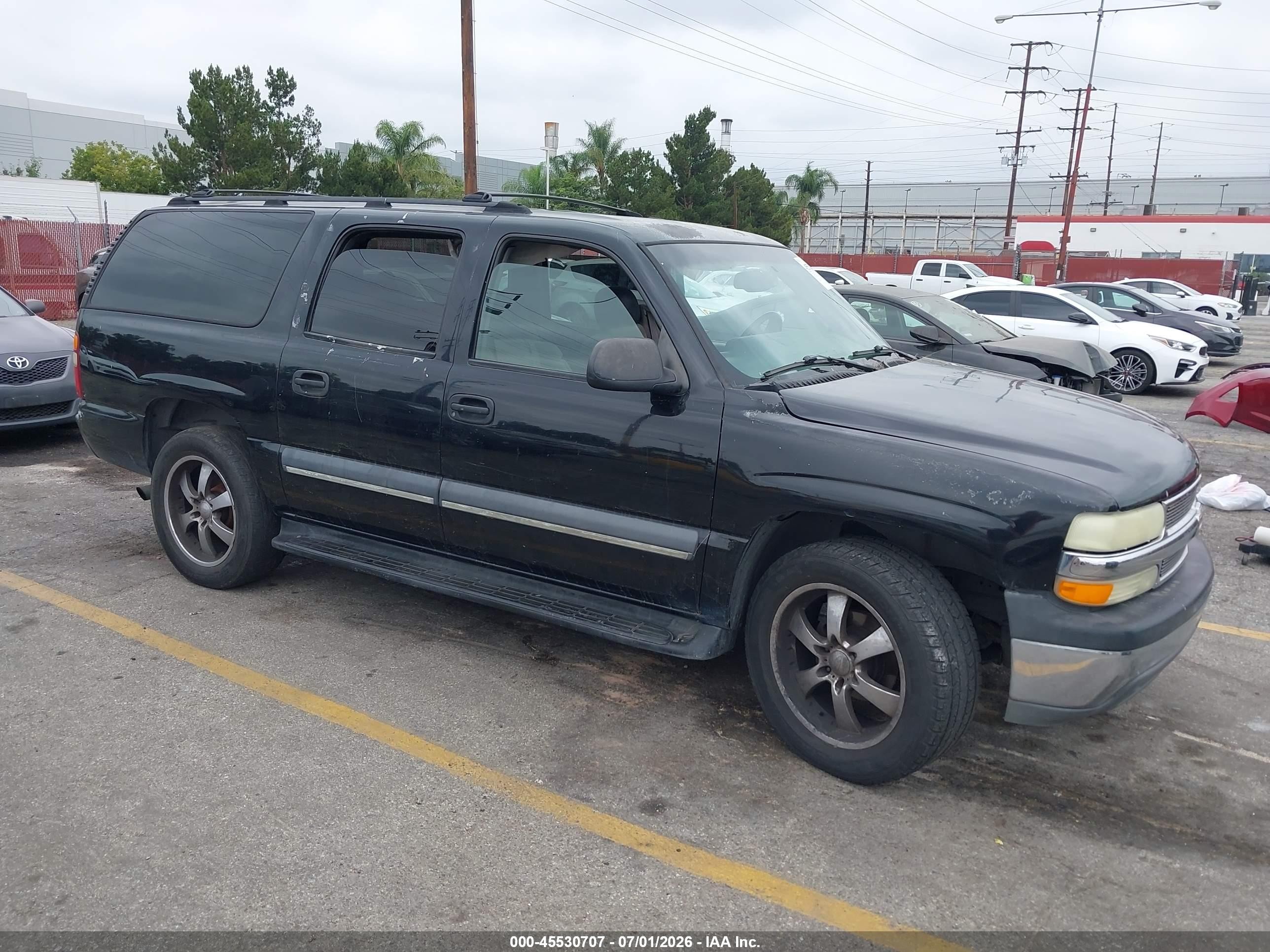 2003 Chevrolet Suburban 1500 Ls Black vin: 3GNEC16T73G143068