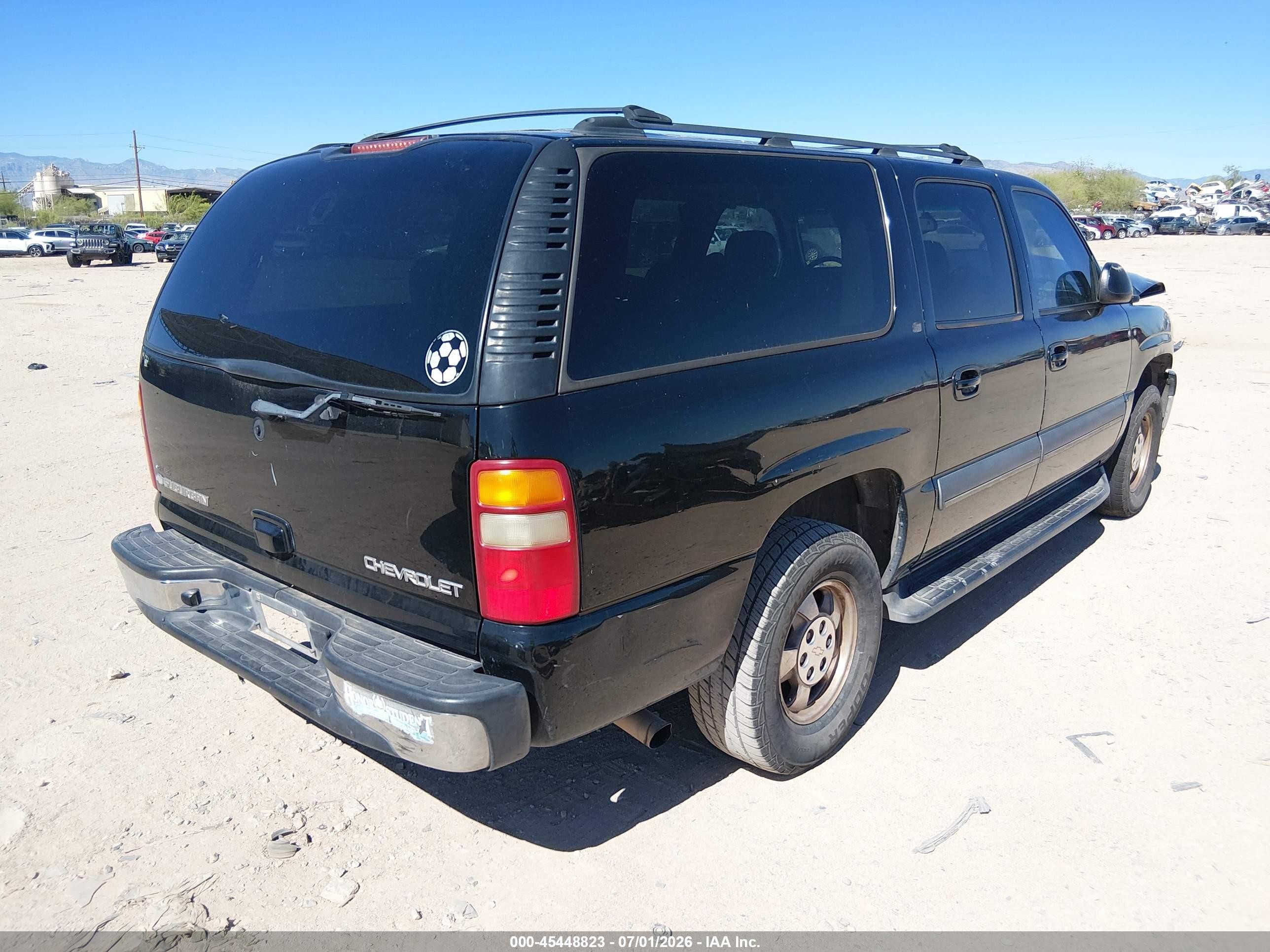 2003 Chevrolet Suburban 1500 Lt Black vin: 3GNEC16T73G292418