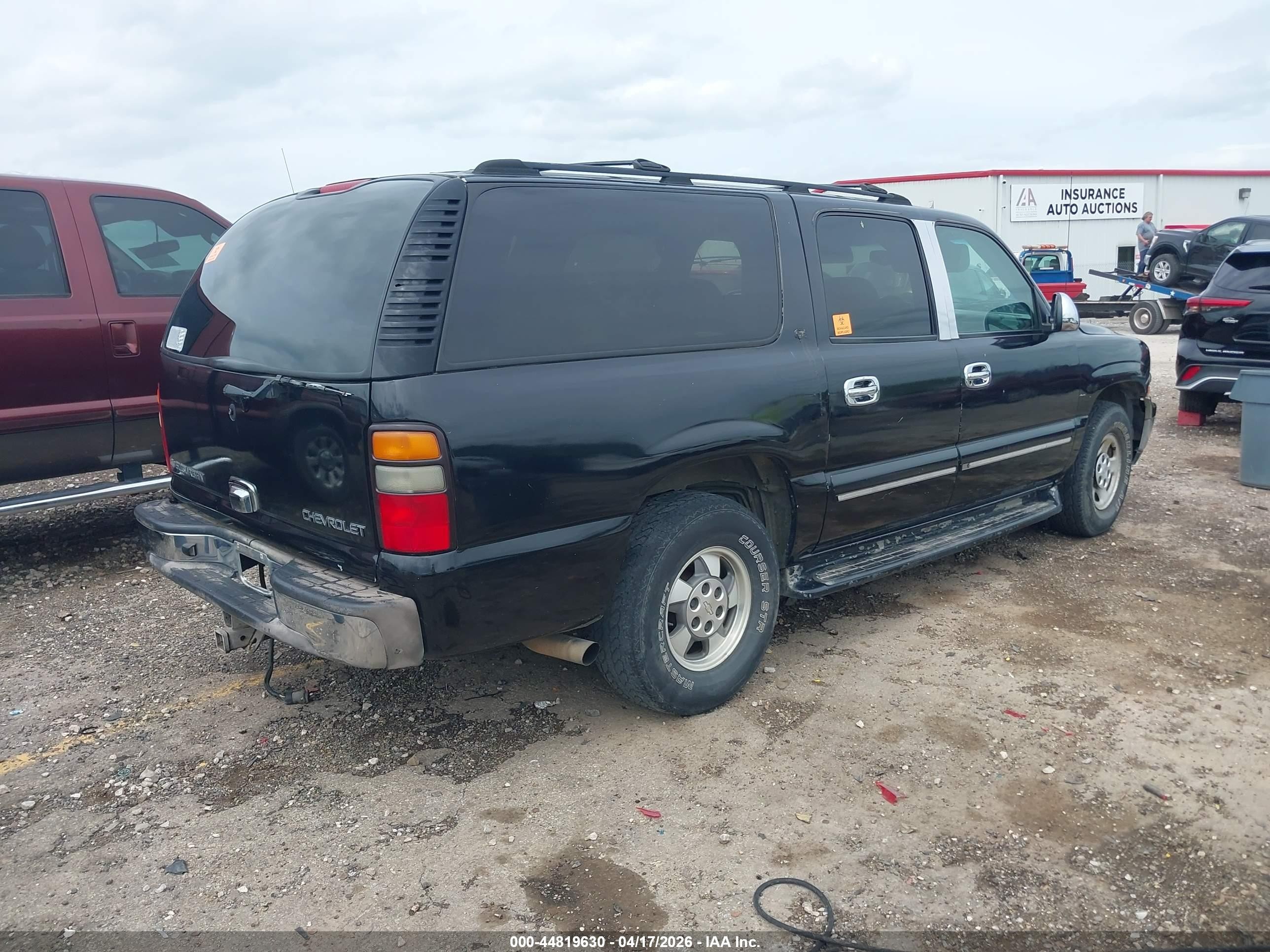 2001 Chevrolet Suburban 1500 Lt Black vin: 3GNEC16T81G244875