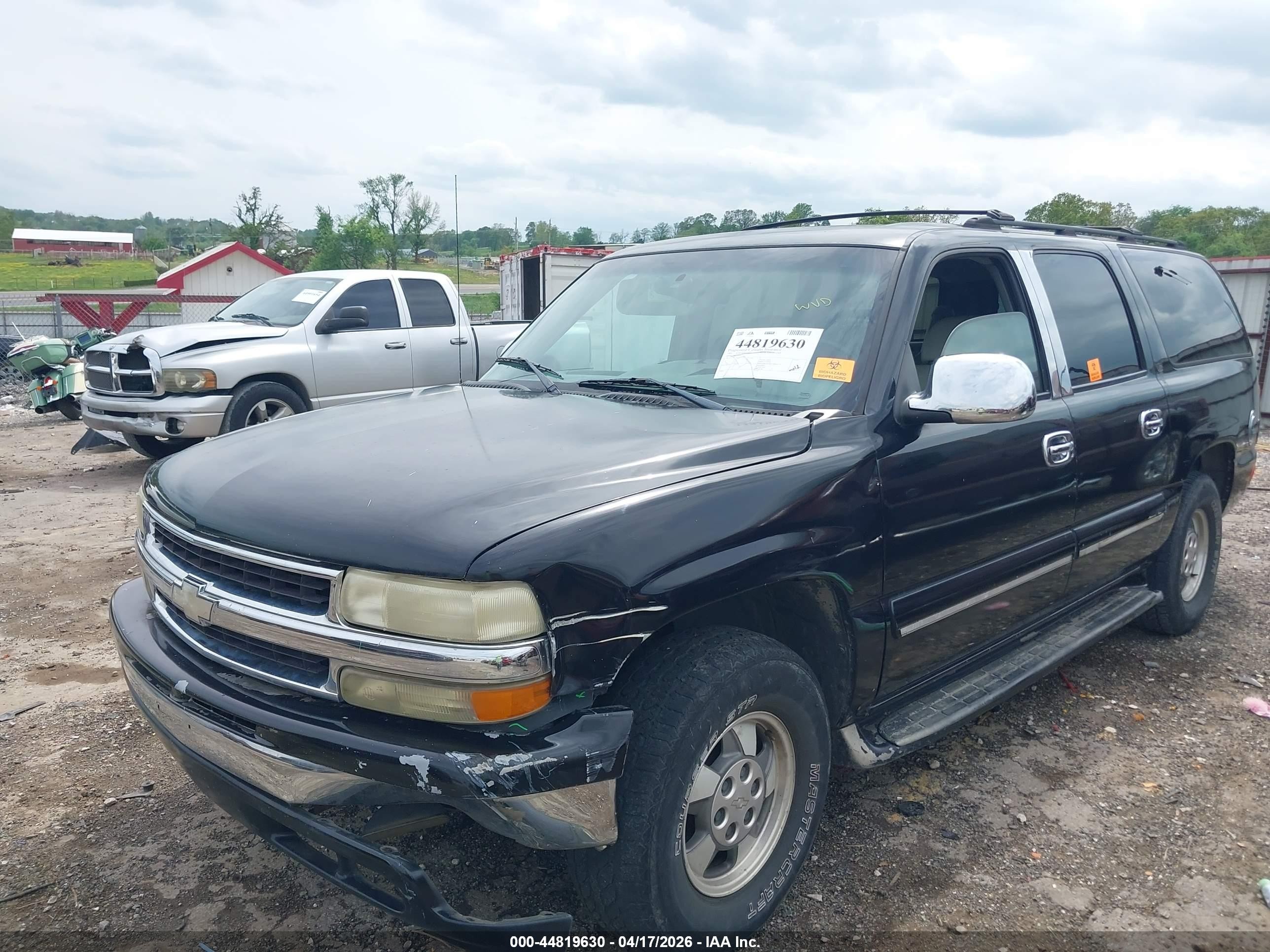 2001 Chevrolet Suburban 1500 Lt Black vin: 3GNEC16T81G244875