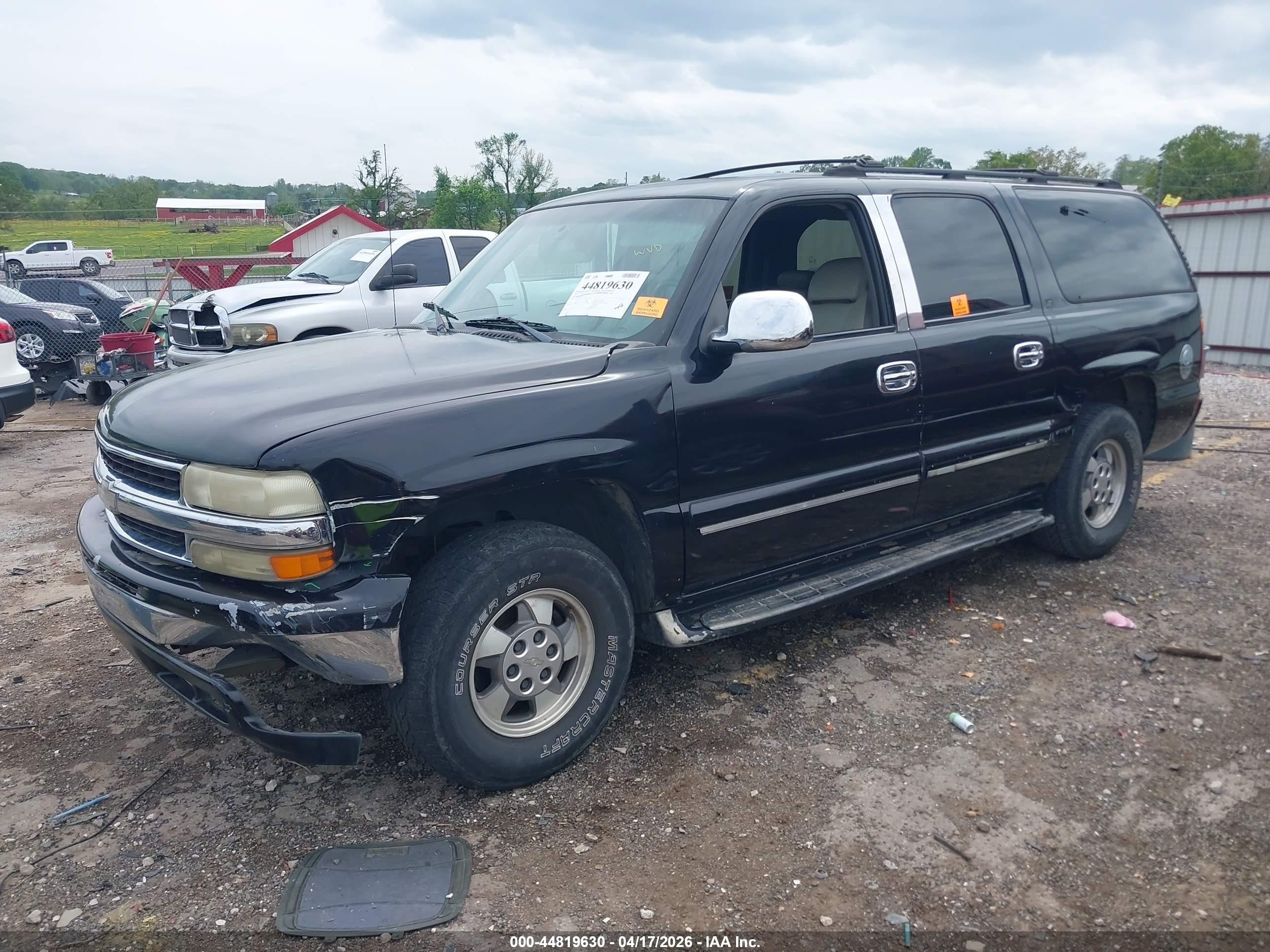 2001 Chevrolet Suburban 1500 Lt Black vin: 3GNEC16T81G244875