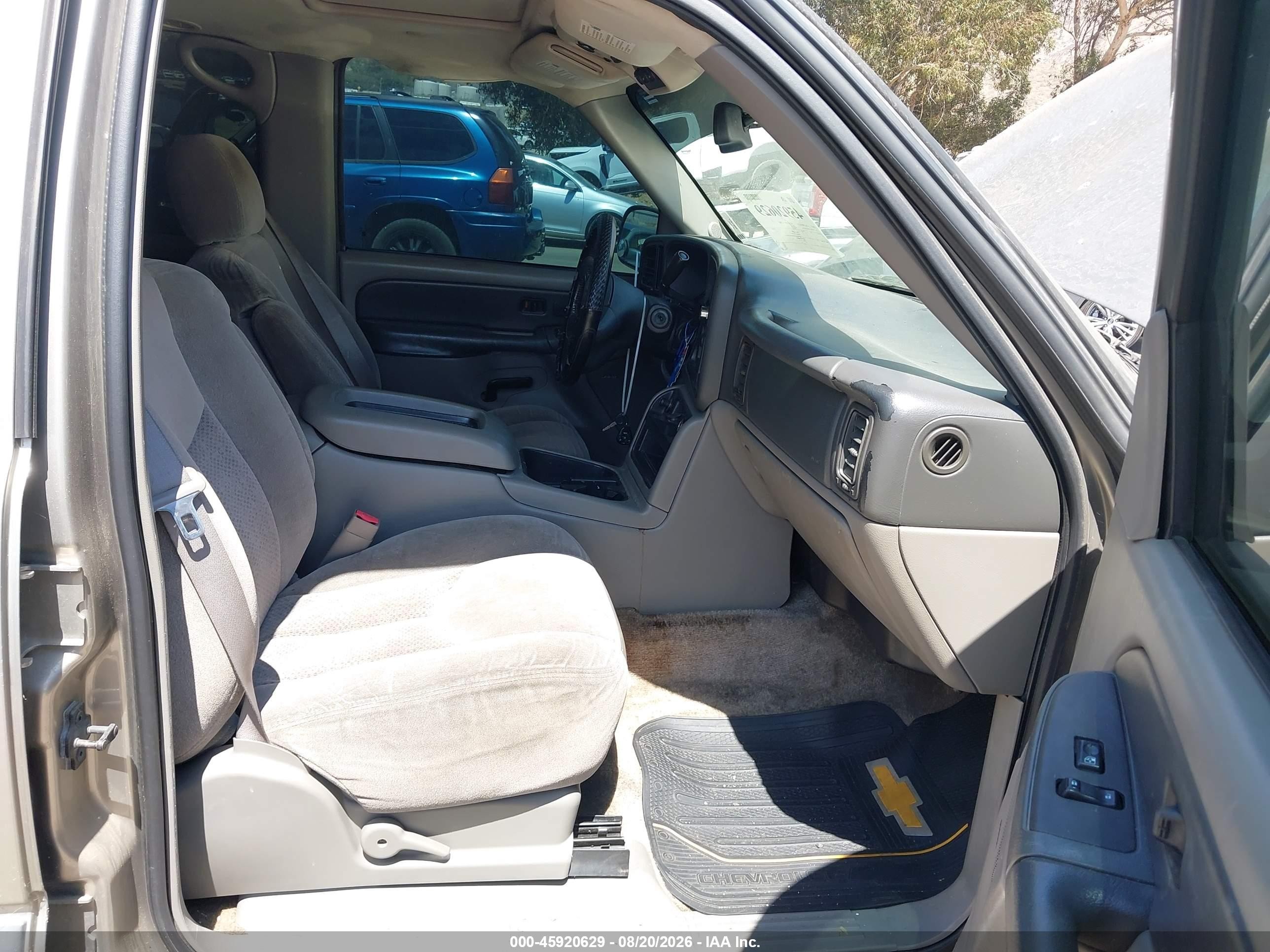 2003 Chevrolet Suburban 1500 Ls Silver vin: 3GNEC16T83G164382