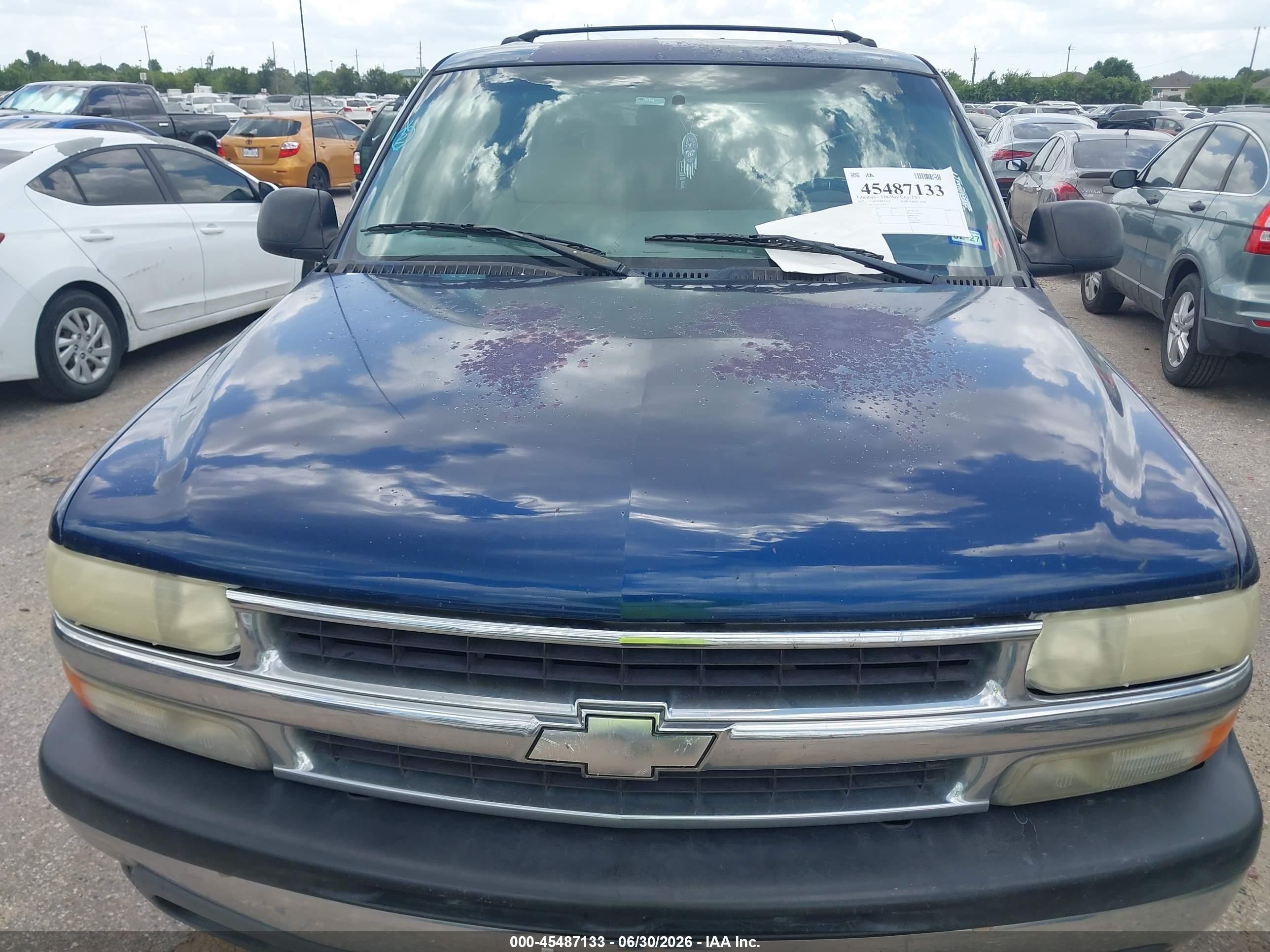 2001 Chevrolet Suburban 1500 Ls Blue vin: 3GNEC16T91G135535
