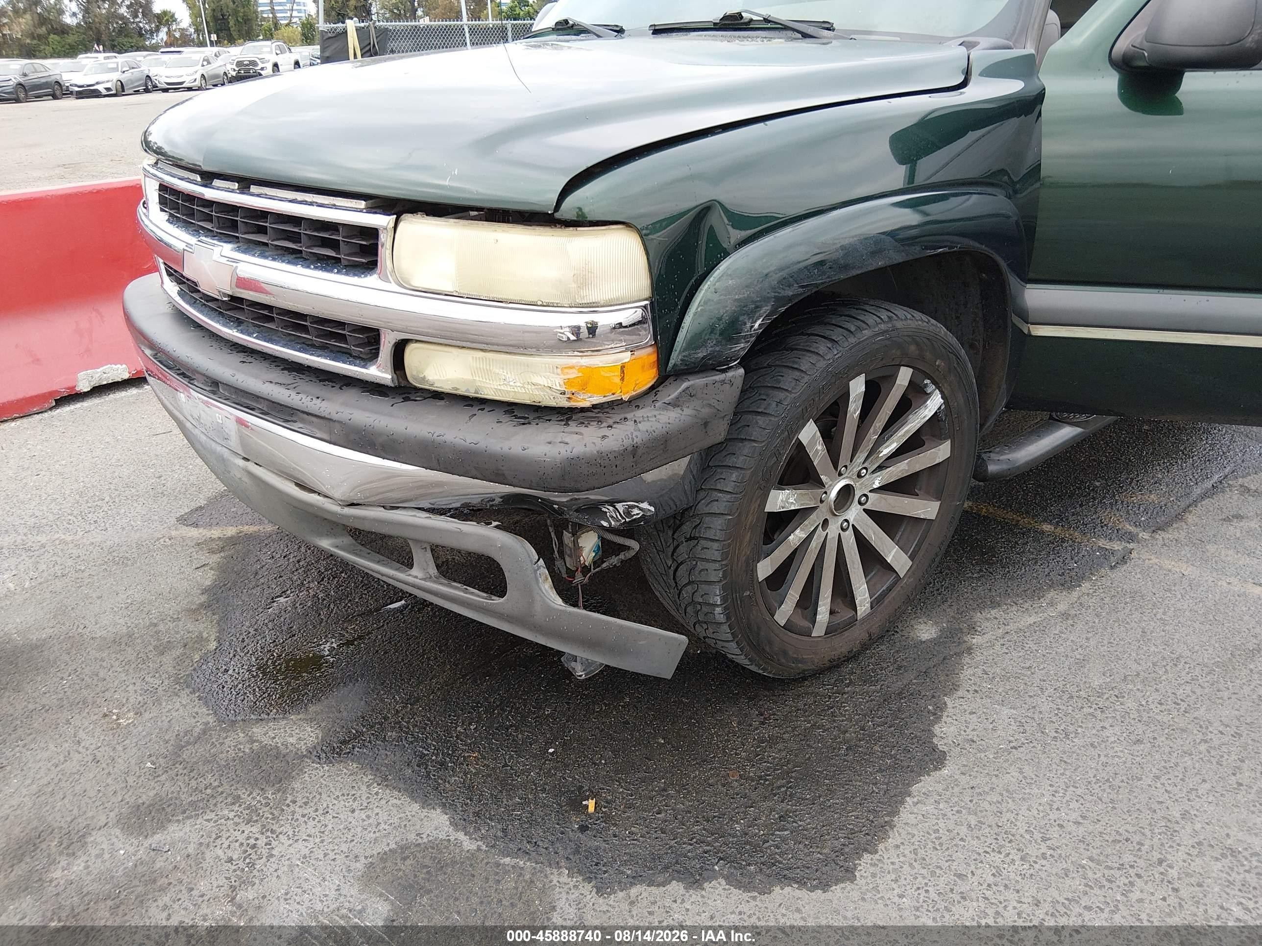 2003 Chevrolet Suburban 1500 Ls Green vin: 3GNEC16T93G158848
