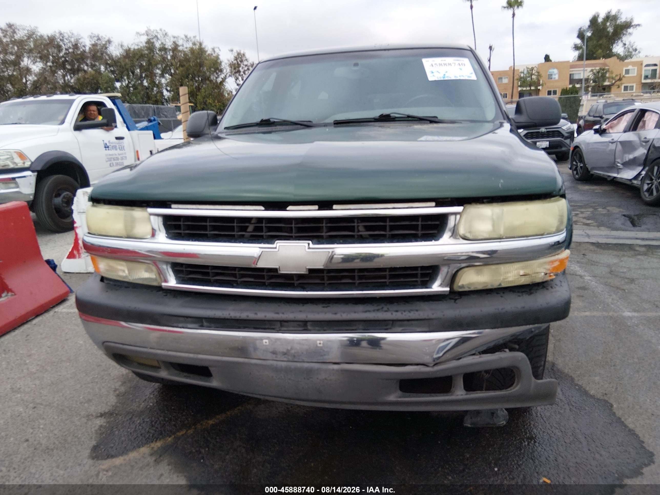 2003 Chevrolet Suburban 1500 Ls Green vin: 3GNEC16T93G158848