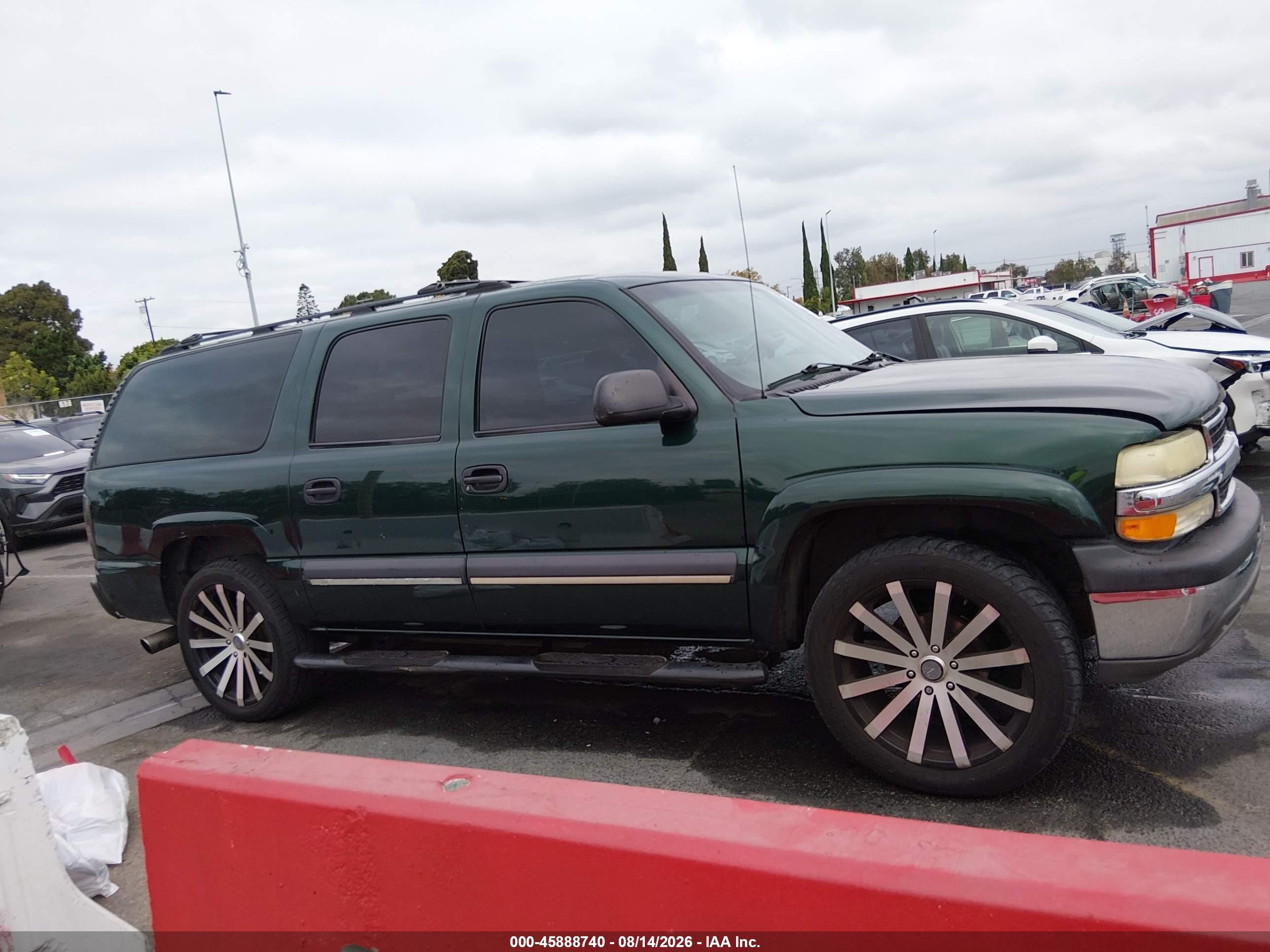 2003 Chevrolet Suburban 1500 Ls Green vin: 3GNEC16T93G158848