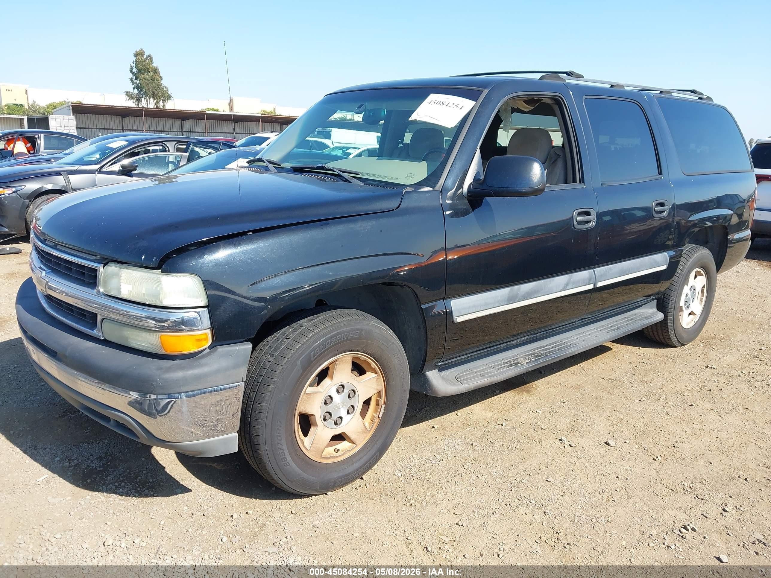 2004 Chevrolet Suburban 1500 Ls Black vin: 3GNEC16TX4G183209
